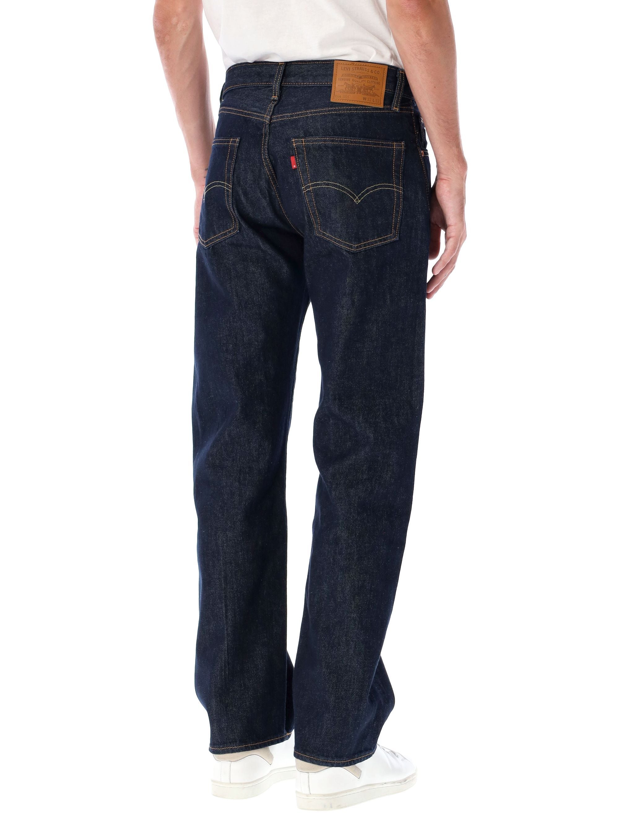 555 Relaxed straight jeans Blue Cotton