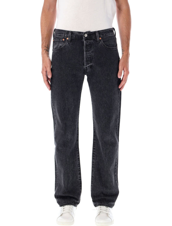 501 jeans Dk Grey Cotton