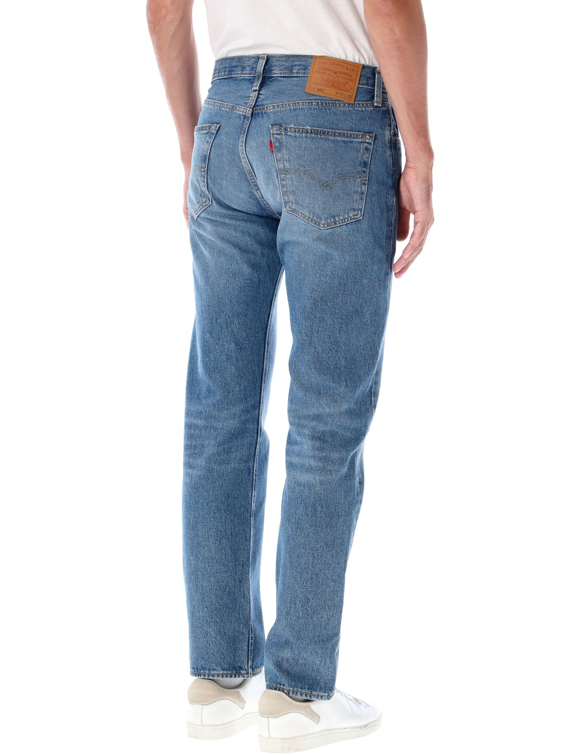 501 jeans Light Blue Cotton