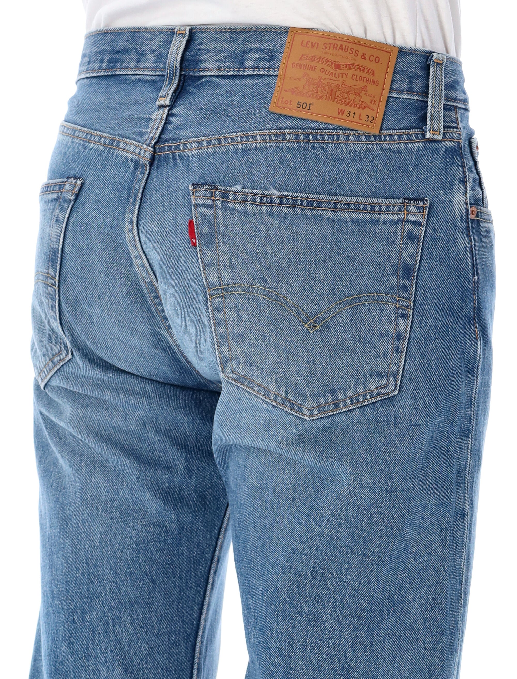501 jeans Light Blue Cotton