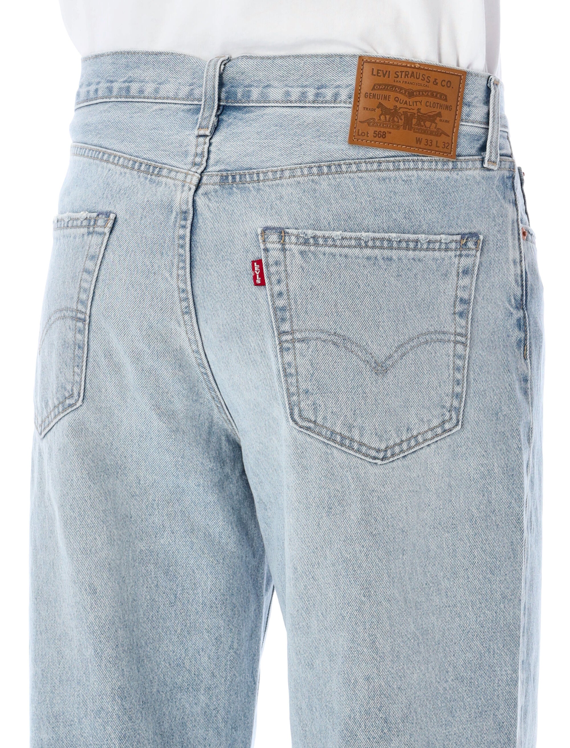 568 Stay Loose jeans Light Blue Cotton