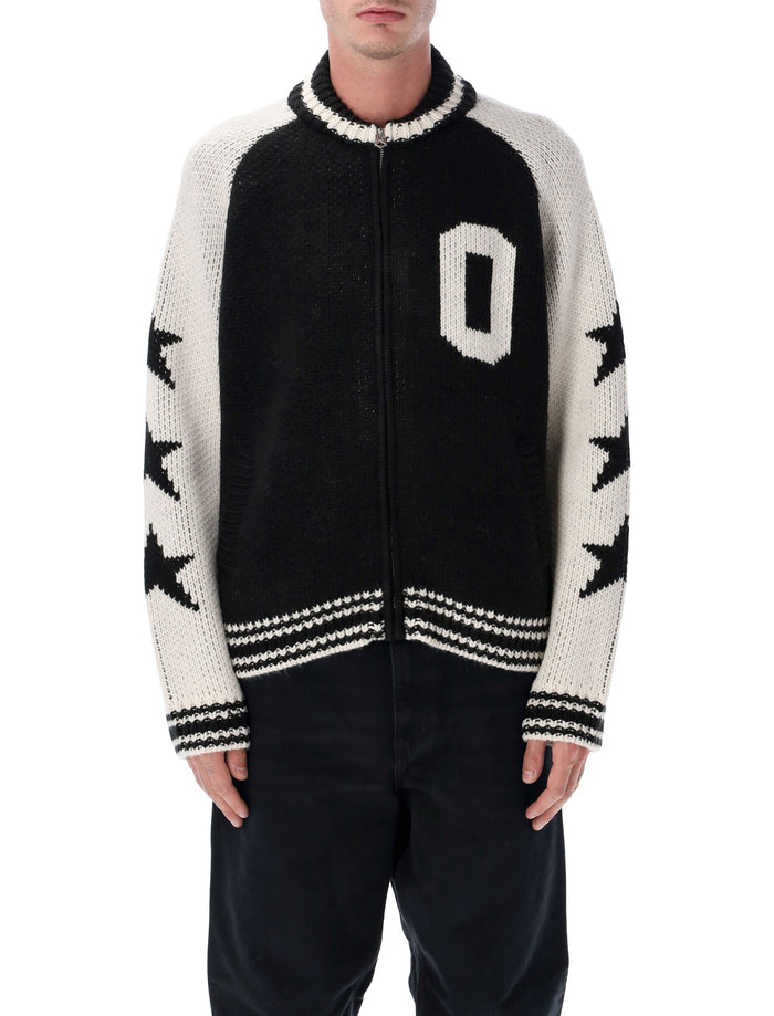 Obey Cowichan zip-up sweater Black Acrylic Cardigan