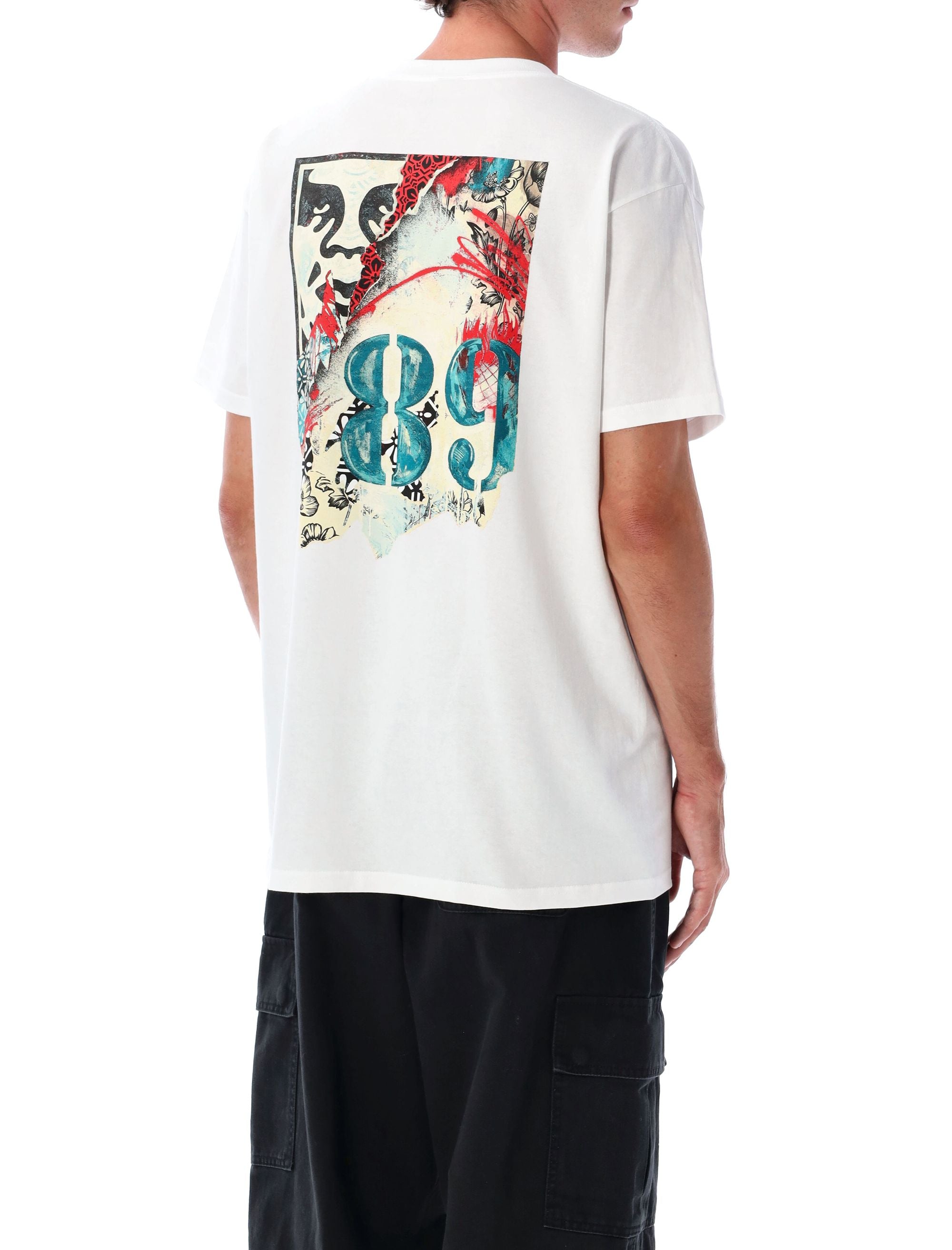 Obey Lisbon Icon T-shirt White Cotton Tshirt