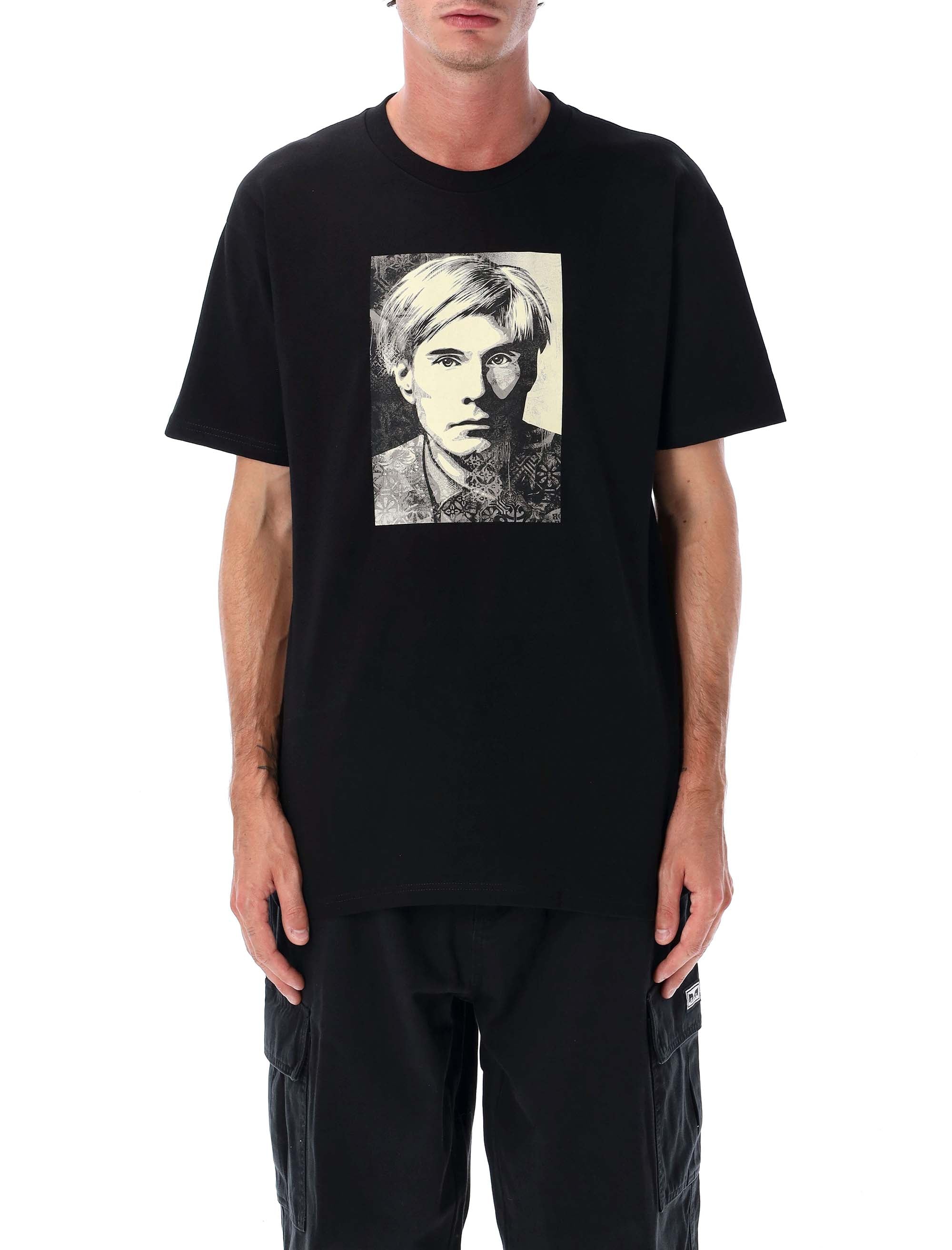 Obey Warhol Classic T-shirt Black Cotton Tshirt