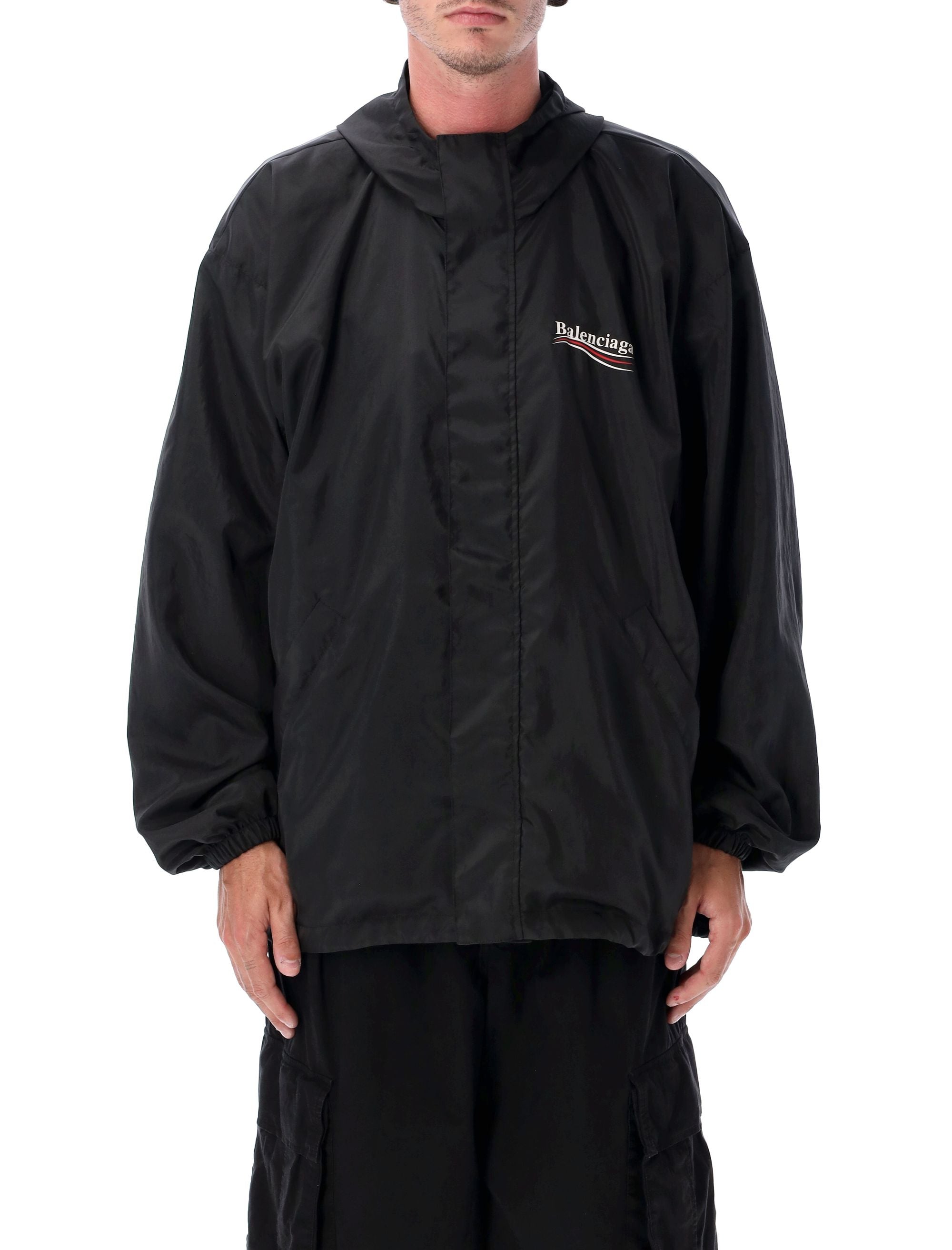 Hooded jacket Black Polyester