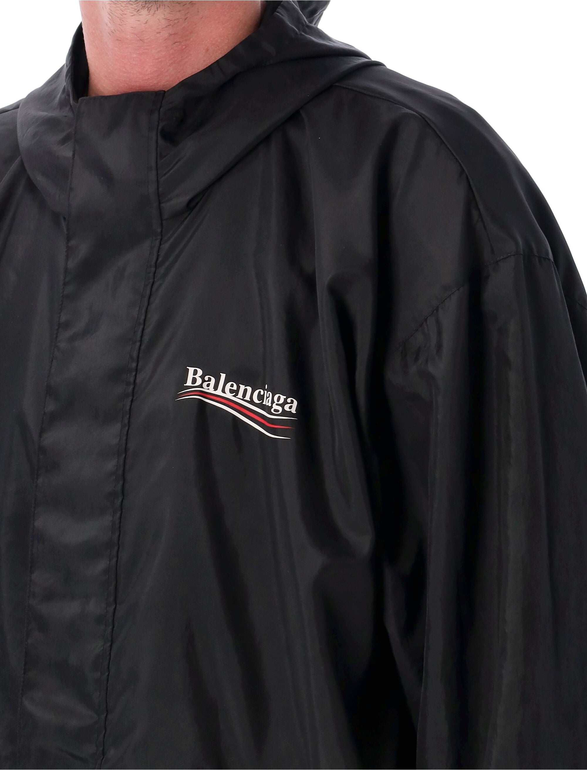 Hooded jacket Black Polyester