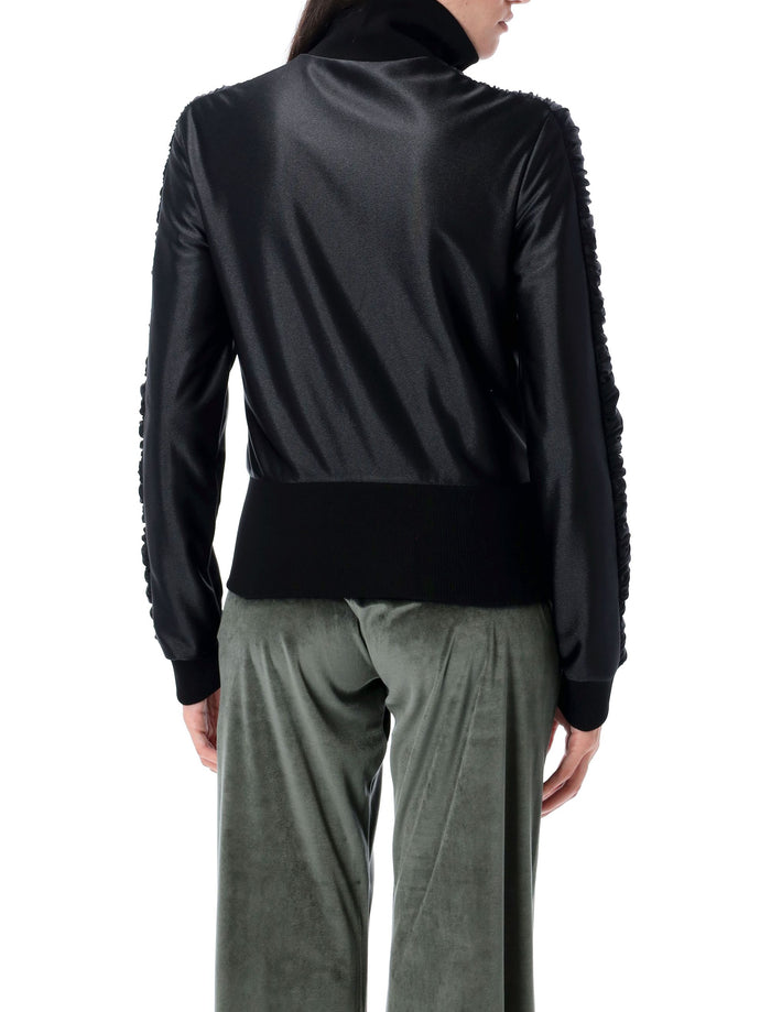 Tracksuit jacket Black Polyester