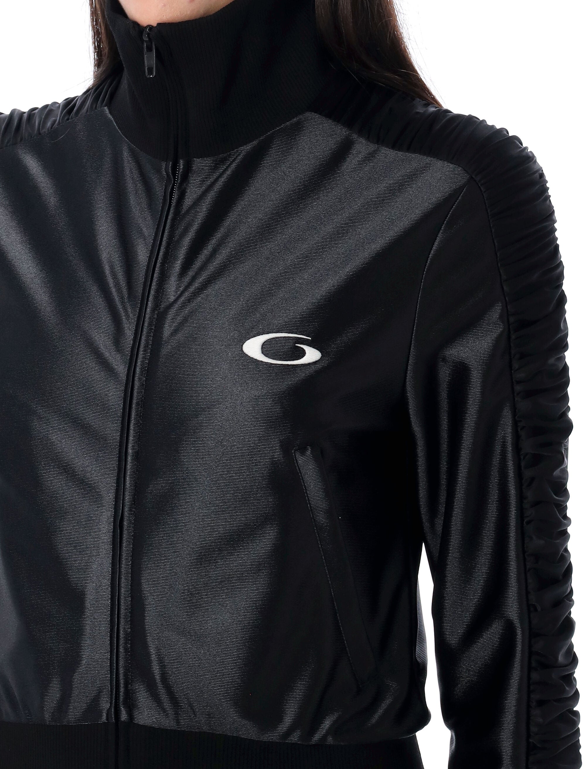 Tracksuit jacket Black Polyester