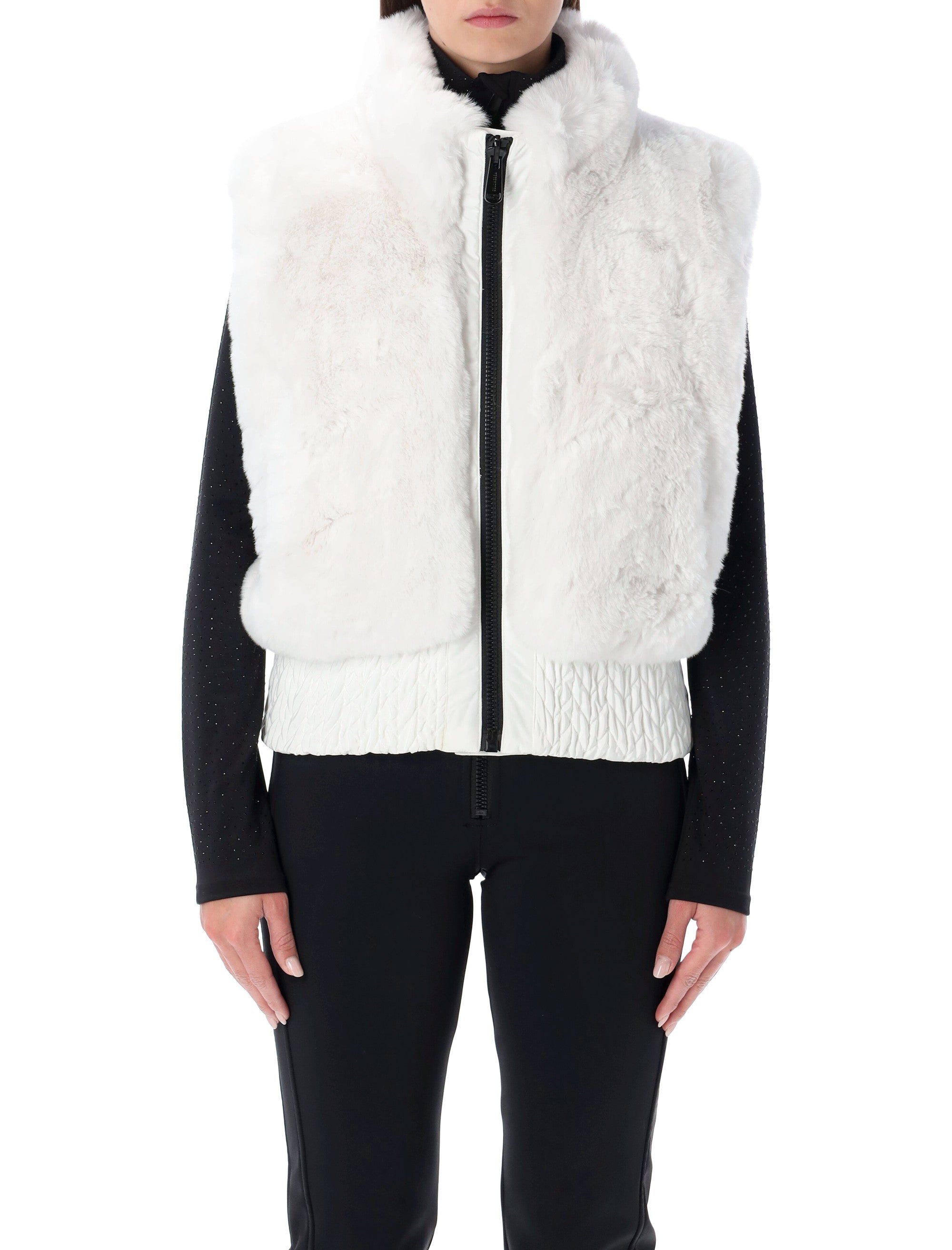 Goldbergh Dahlia reversible faux fur bodywarmer White Polyester Lining Vest
