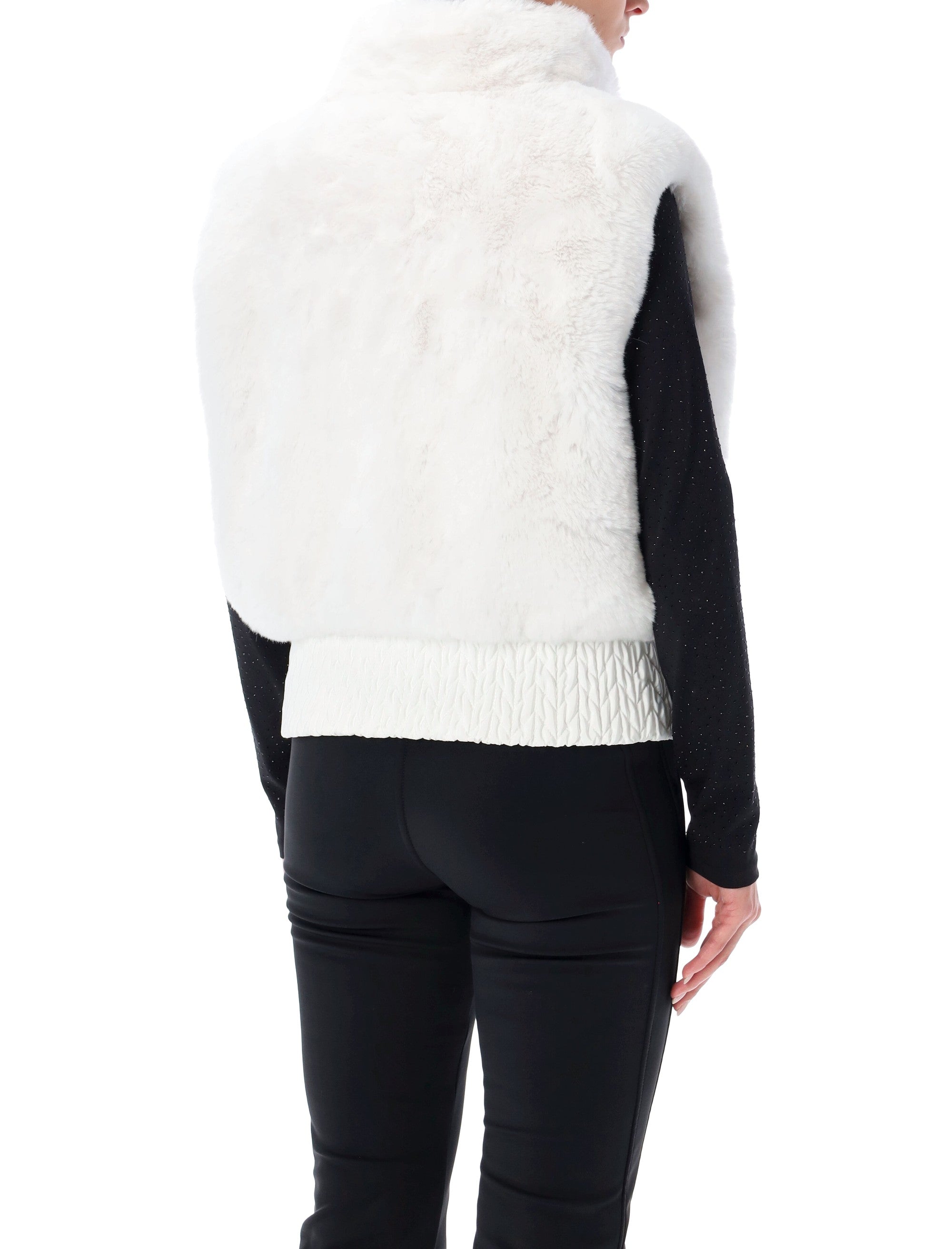 Goldbergh Dahlia reversible faux fur bodywarmer White Polyester Lining Vest