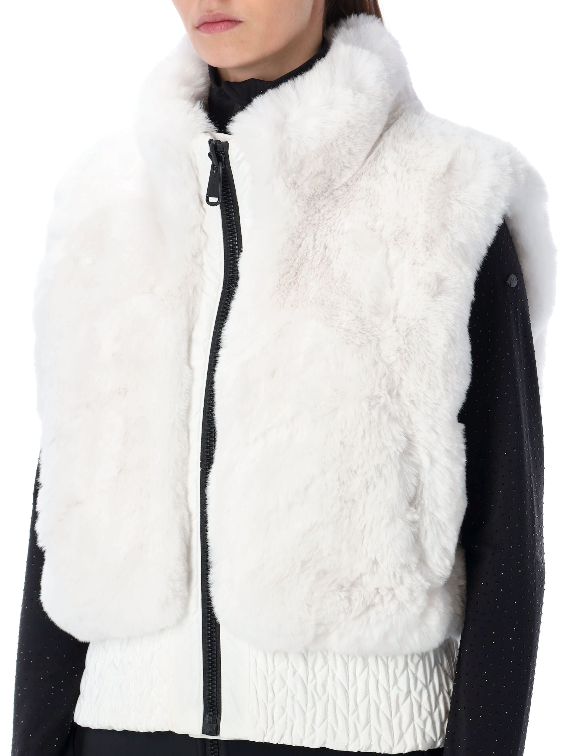 Goldbergh Dahlia reversible faux fur bodywarmer White Polyester Lining Vest