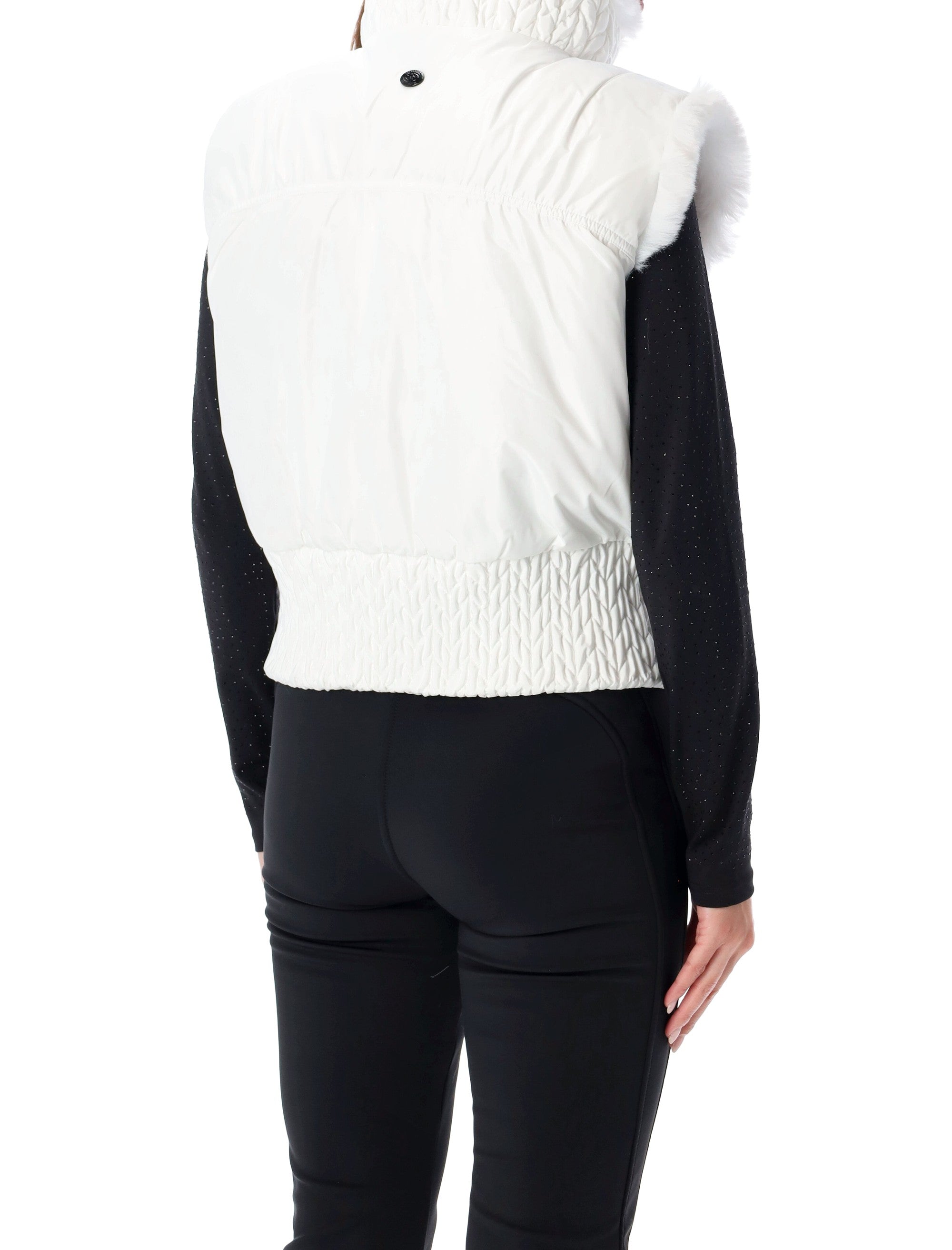 Goldbergh Dahlia reversible faux fur bodywarmer White Polyester Lining Vest