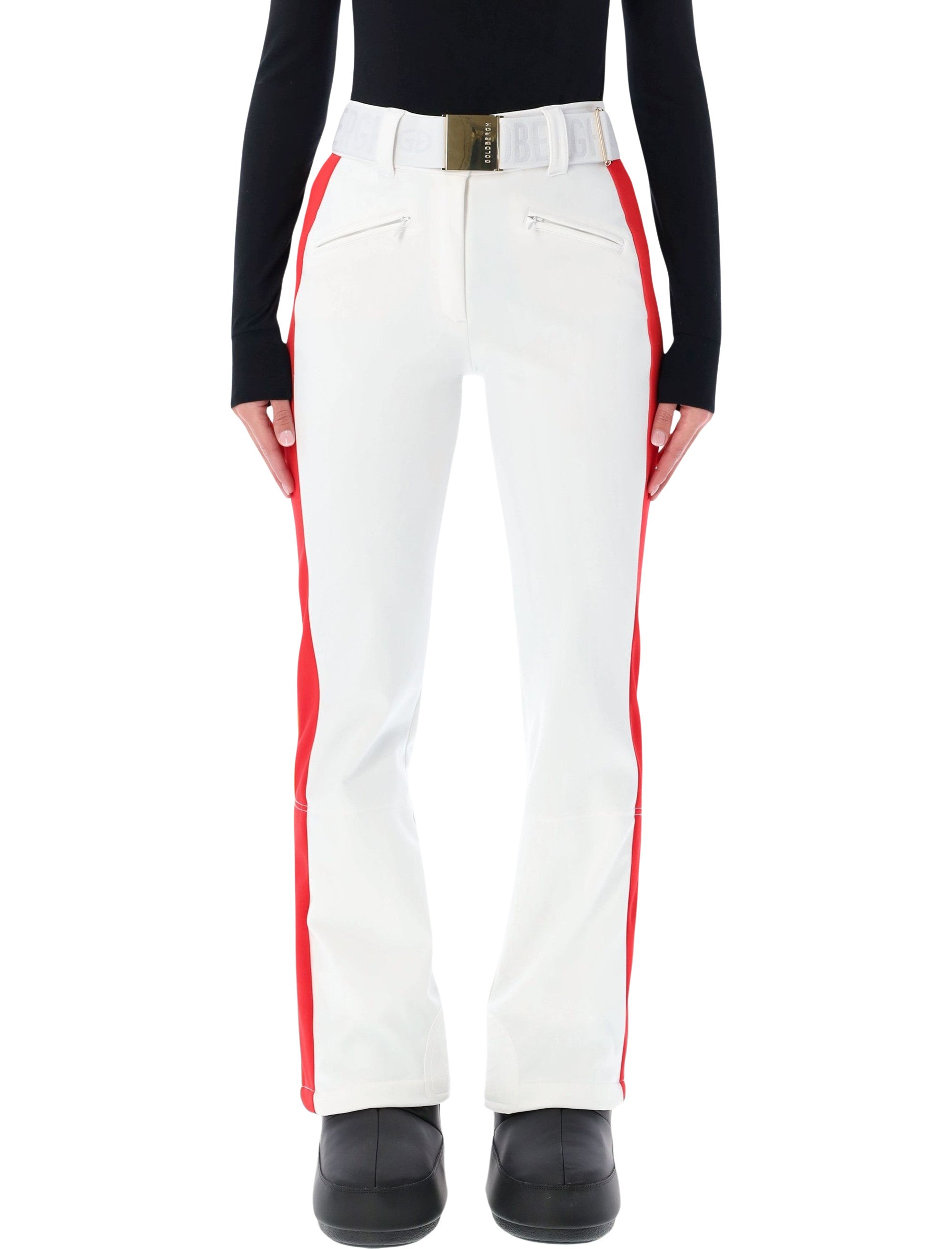 Goldbergh Roccia white softshell ski pants Polyamide Wear