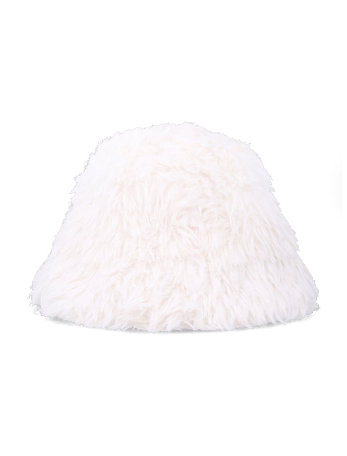 Perfect Moment eco-shearling bucket hat White Polyester Lining