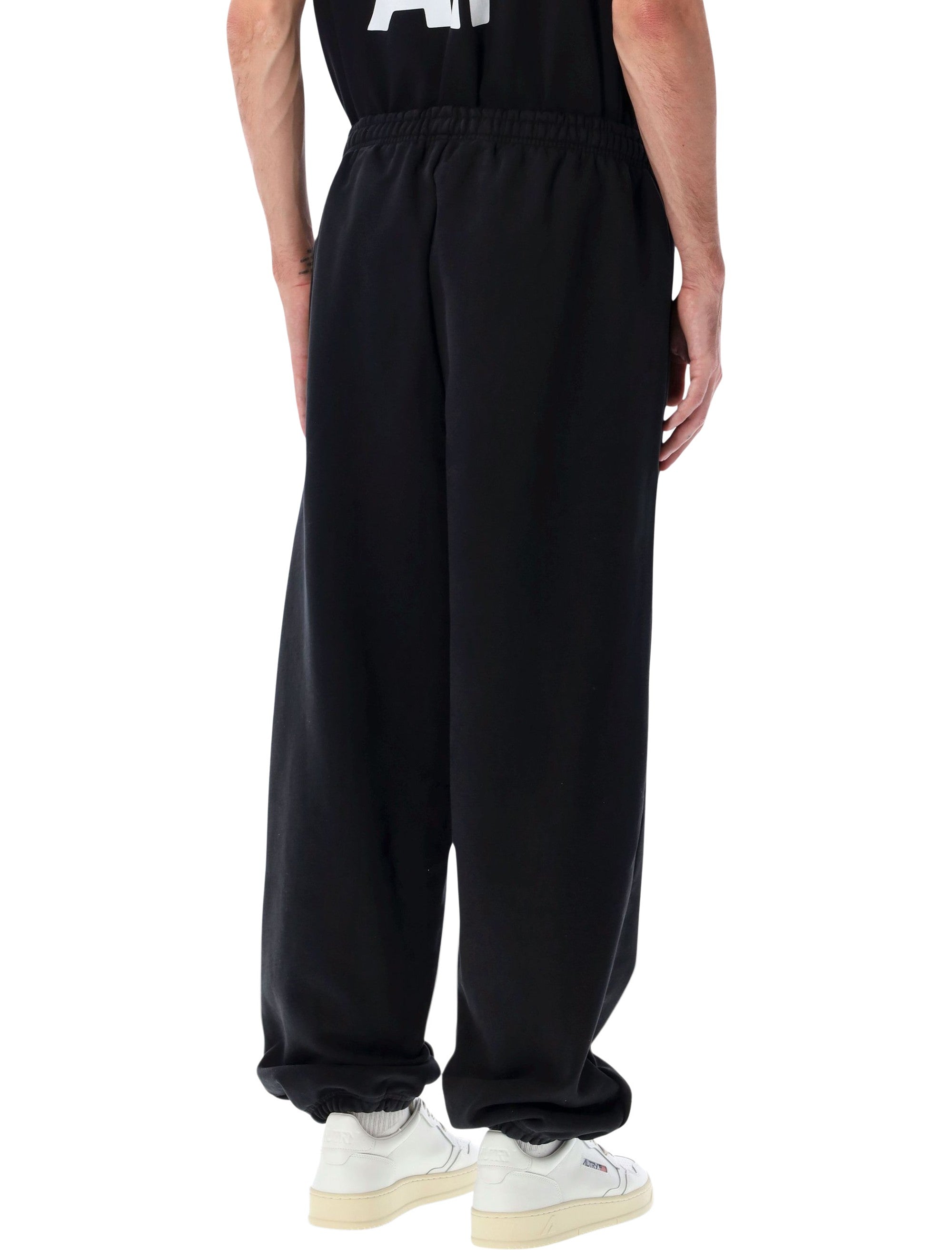 Arte Antwerp Heart sweatpants with logo Black Cotton