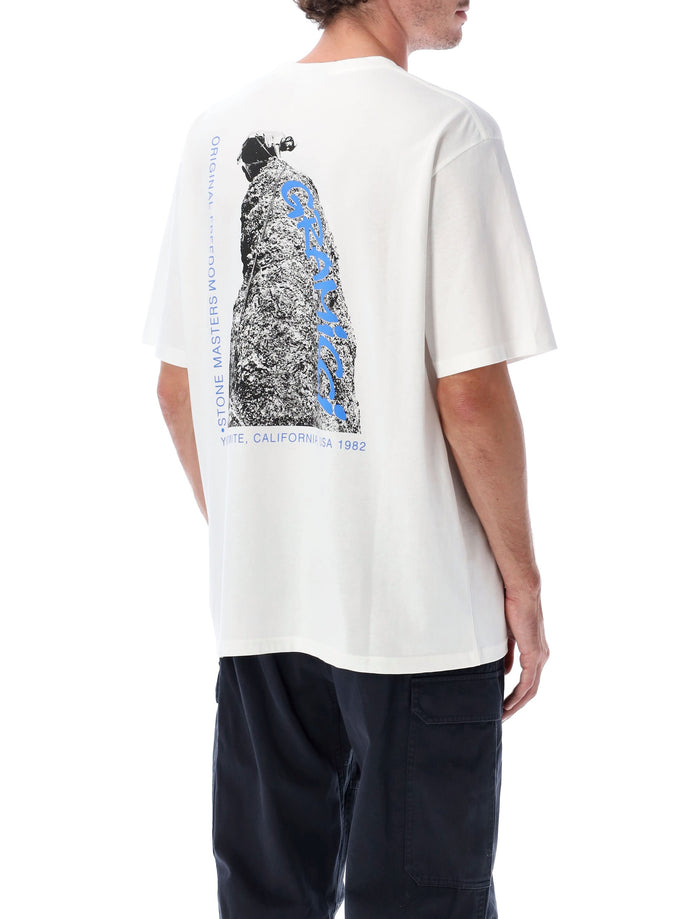 Gramicci Stone Masters Graphic T-Shirt White Cotton