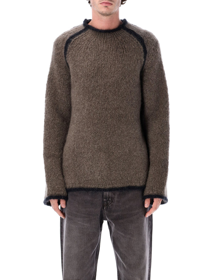Our Legacy Mohair Roundneck Sweater Steel