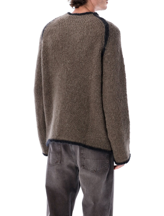 Our Legacy Mohair Roundneck Sweater Steel