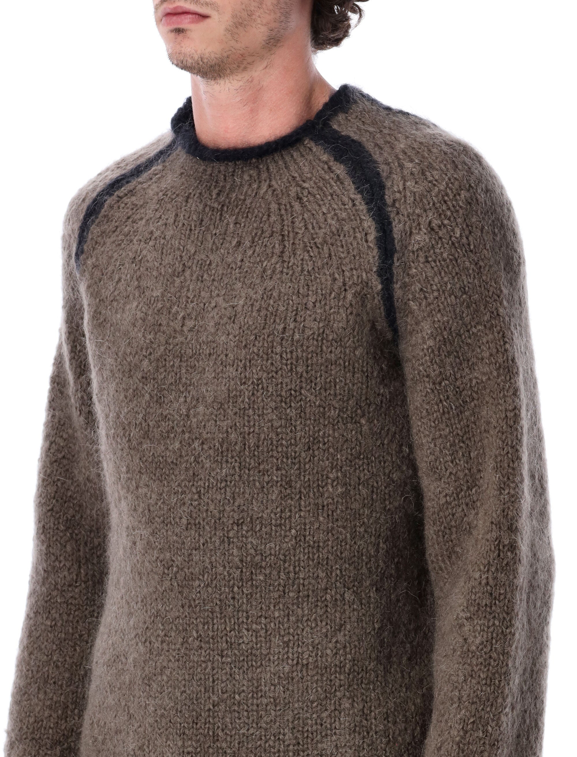 Our Legacy Mohair Roundneck Sweater Steel
