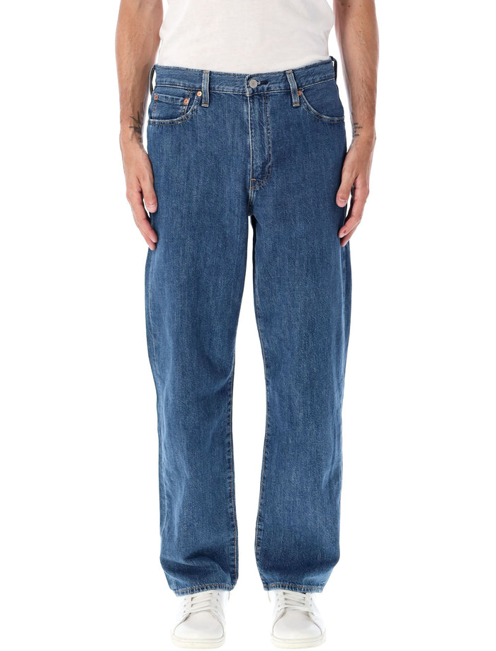 568 Stay Loose jeans Med Blue Cotton