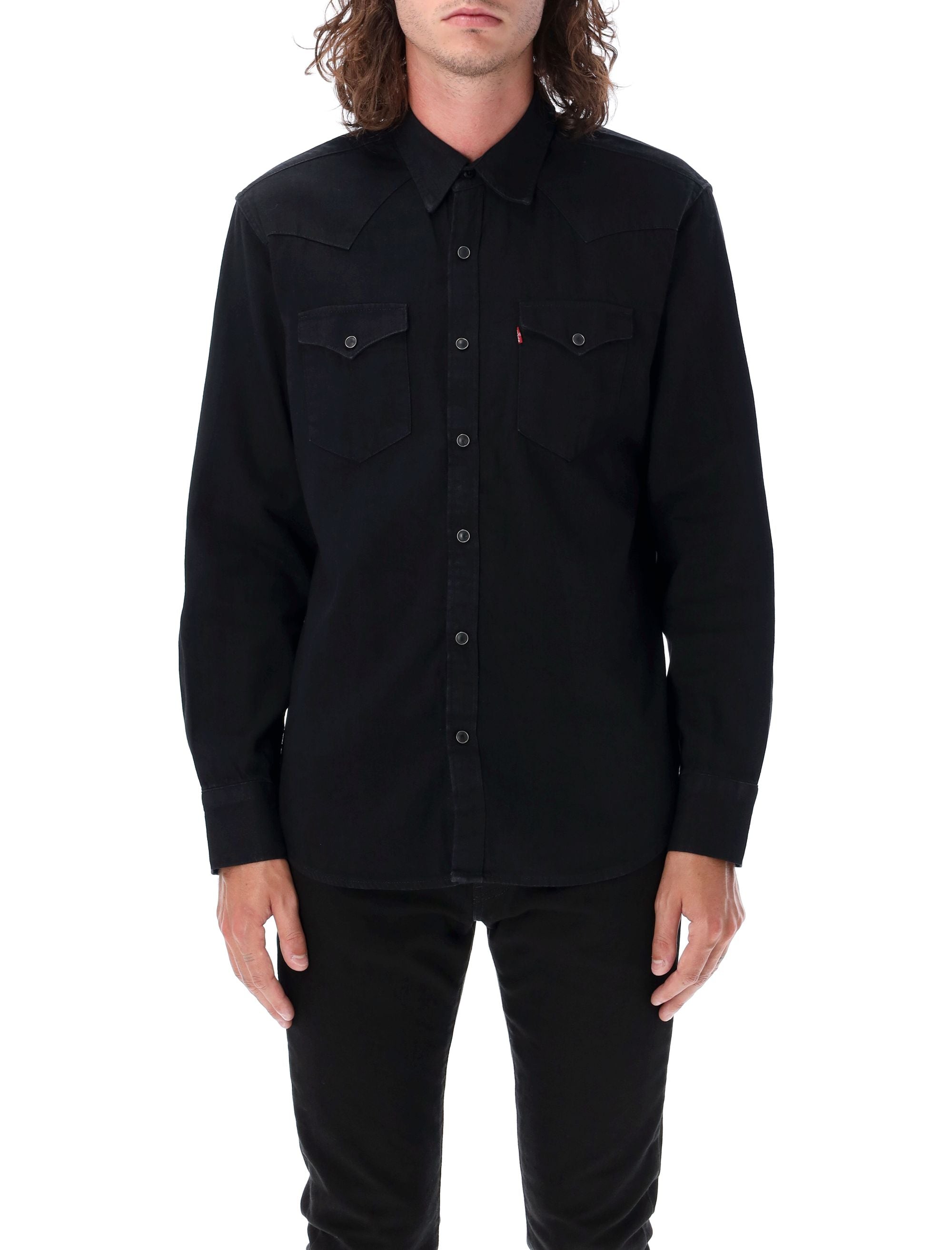 Barstow western shirt Black Cotton