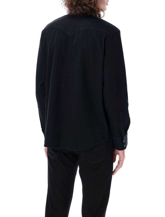 Barstow western shirt Black Cotton