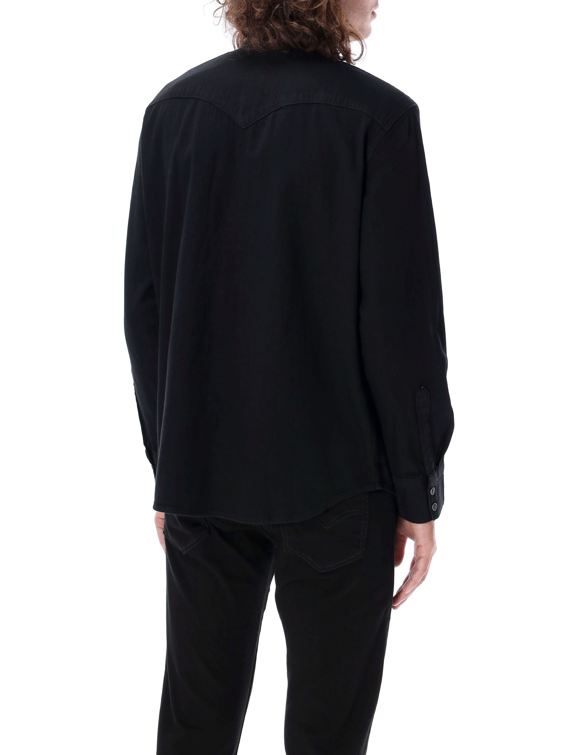 Barstow western shirt Black Cotton