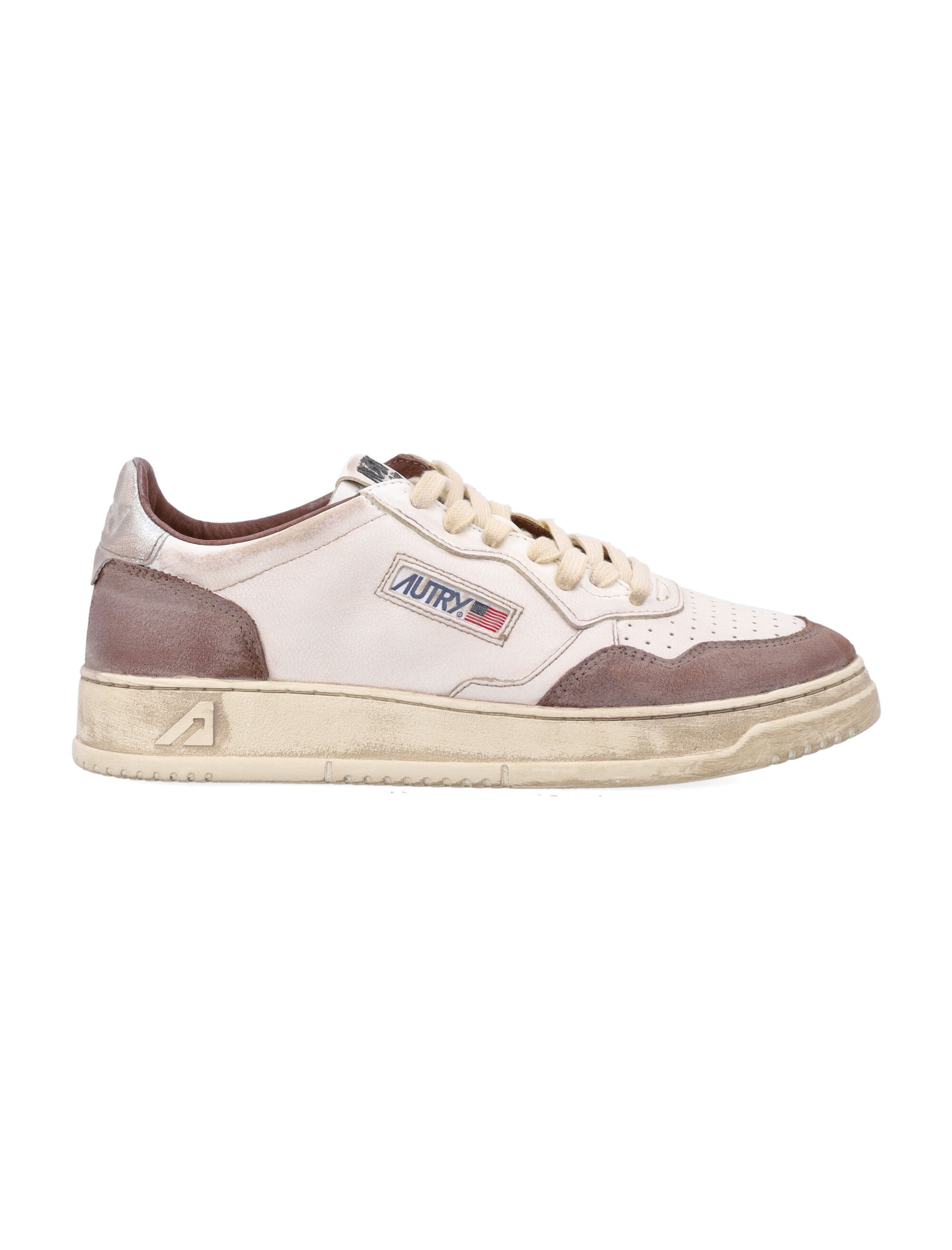 Autry Medalist Low Super Vintage Sneakers White/burned Upper