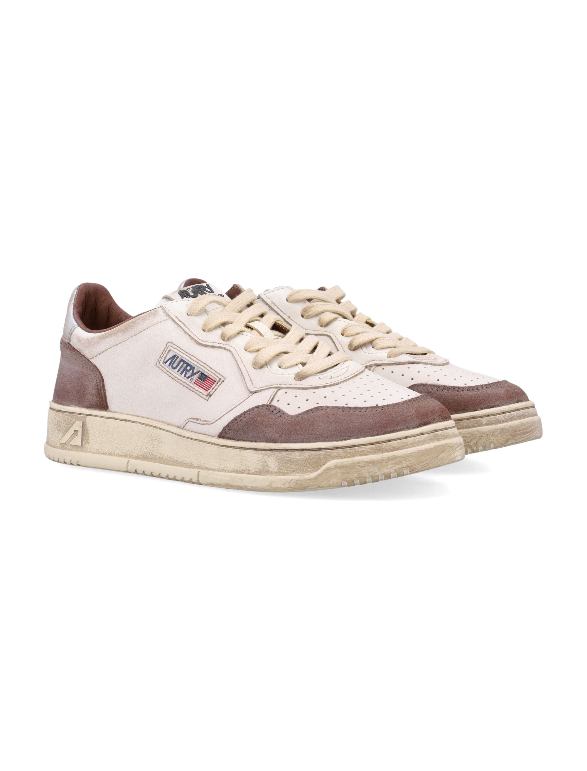Autry Medalist Low Super Vintage Sneakers White/burned Upper
