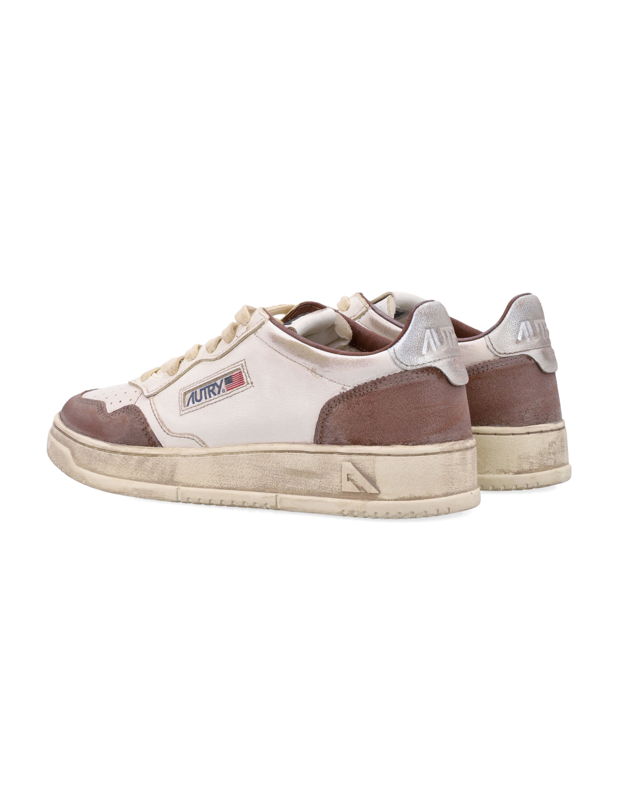 Autry Medalist Low Super Vintage Sneakers White/burned Upper