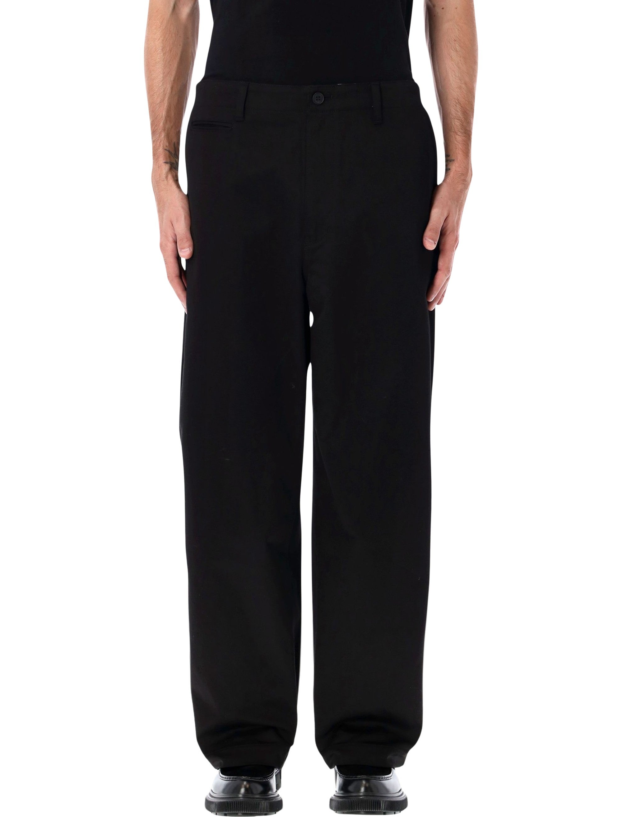 CHINO PANT Black Cotton