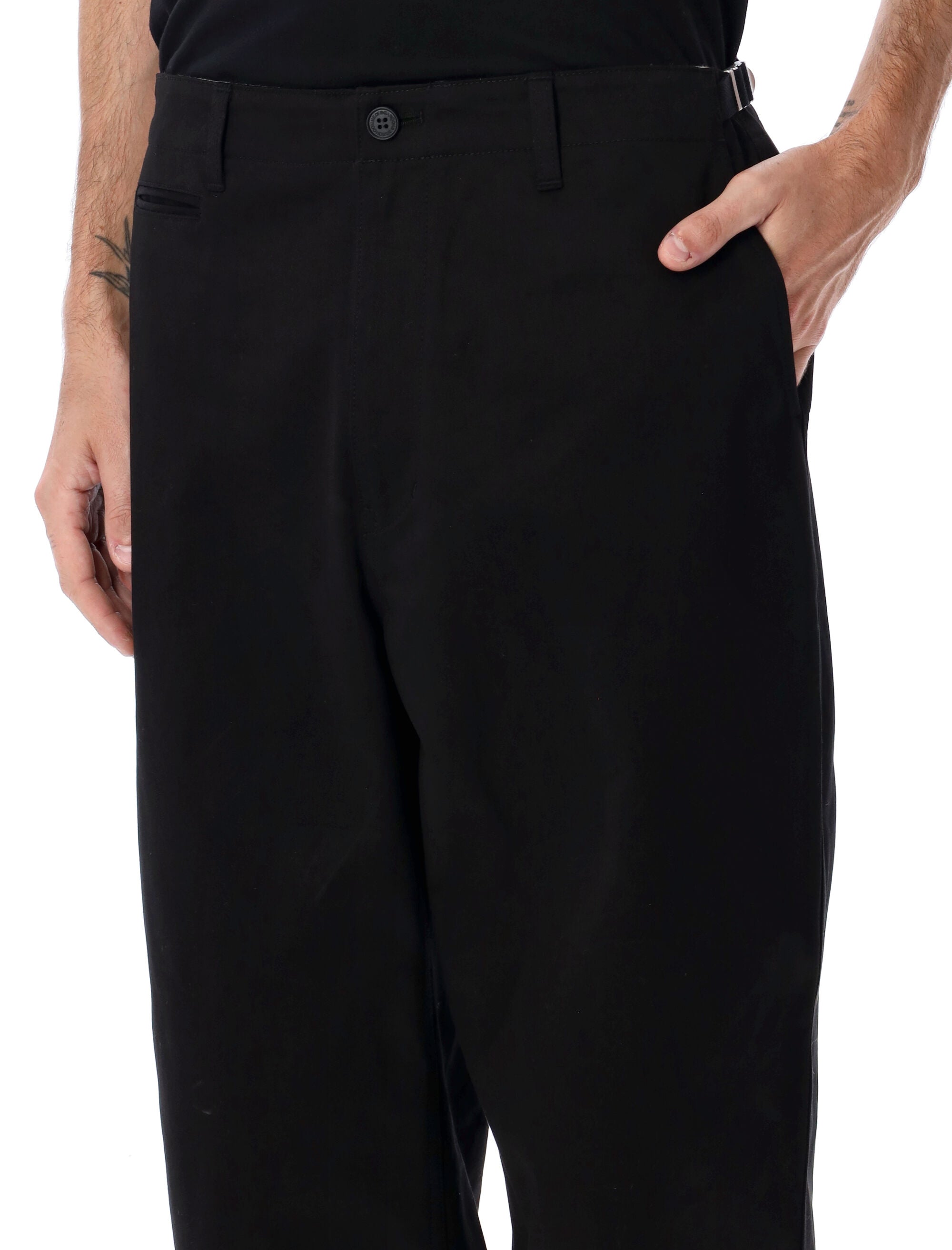 CHINO PANT Black Cotton