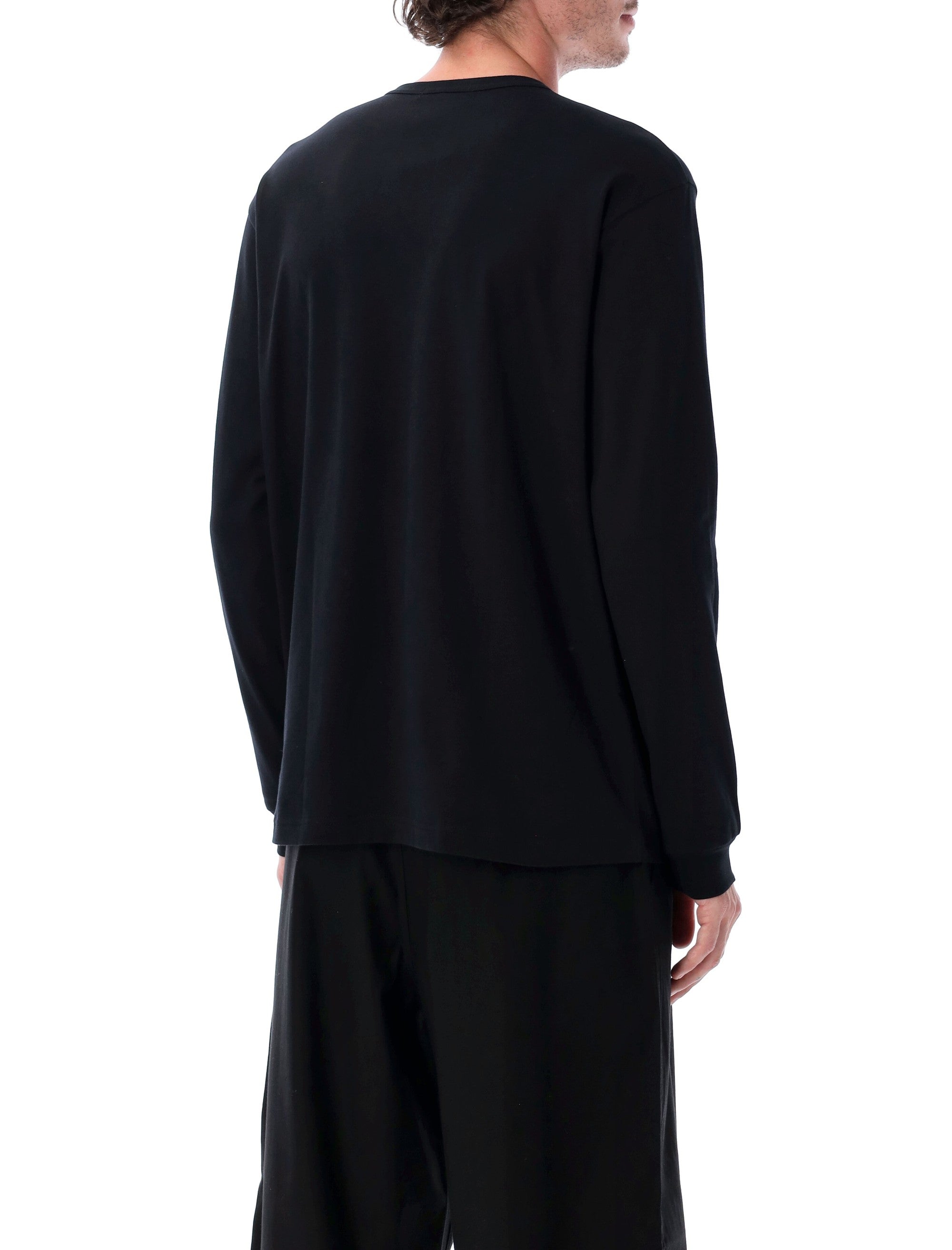 Comme des Garçons Homme Cotton Long Sleeve T-Shirt Black
