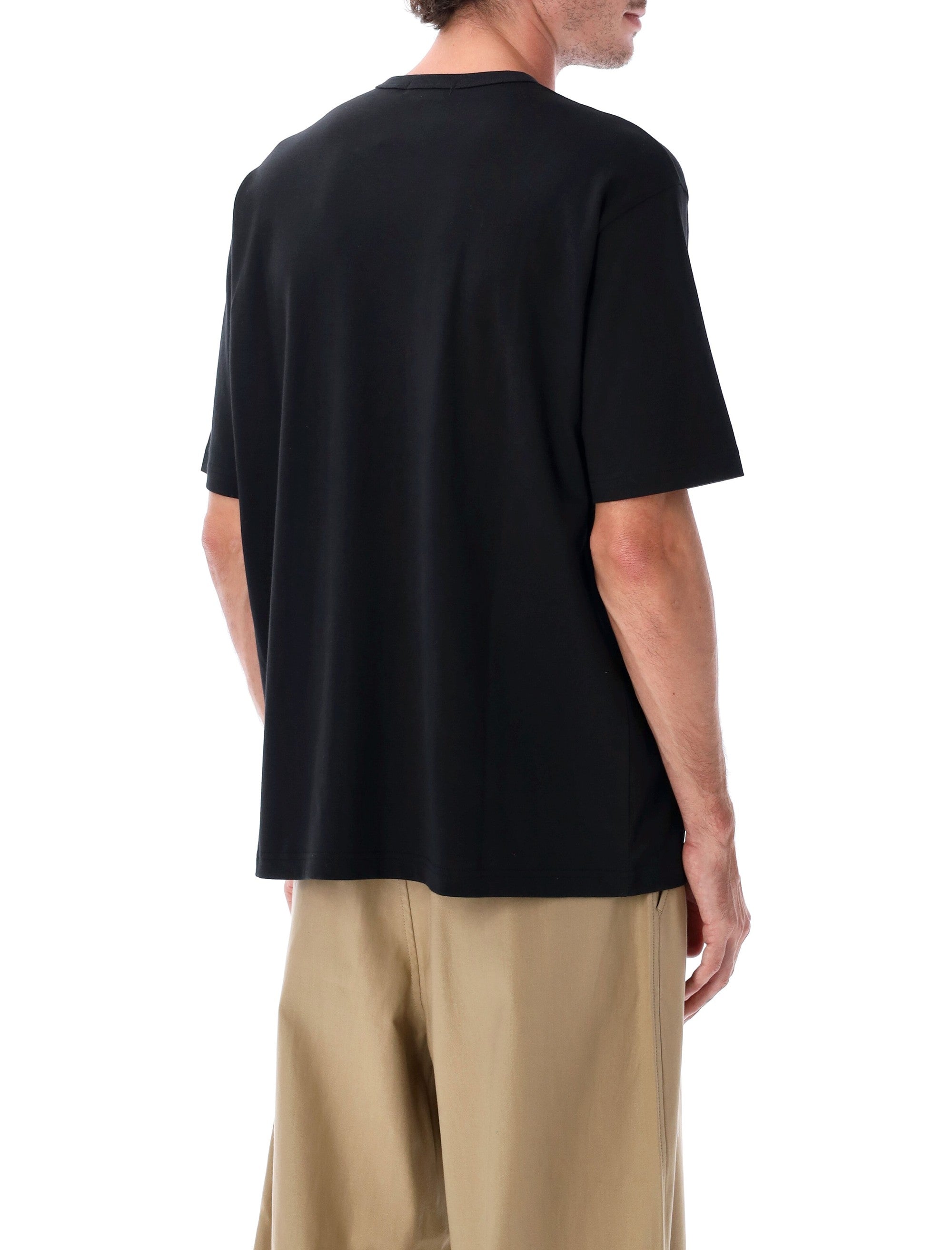Comme des Garçons Homme Cotton Logo Short Sleeve T-Shirt Black