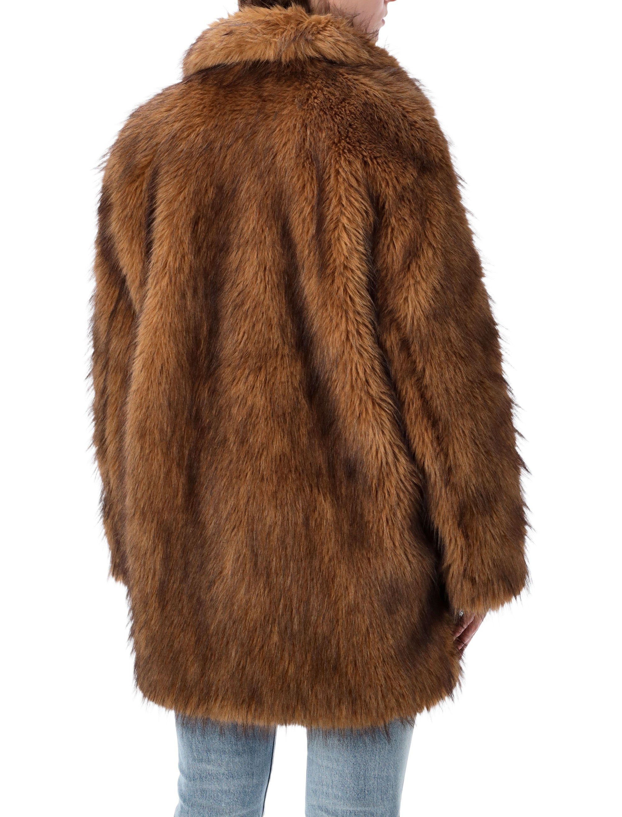Janice faux fur jacket Natural Polyester
