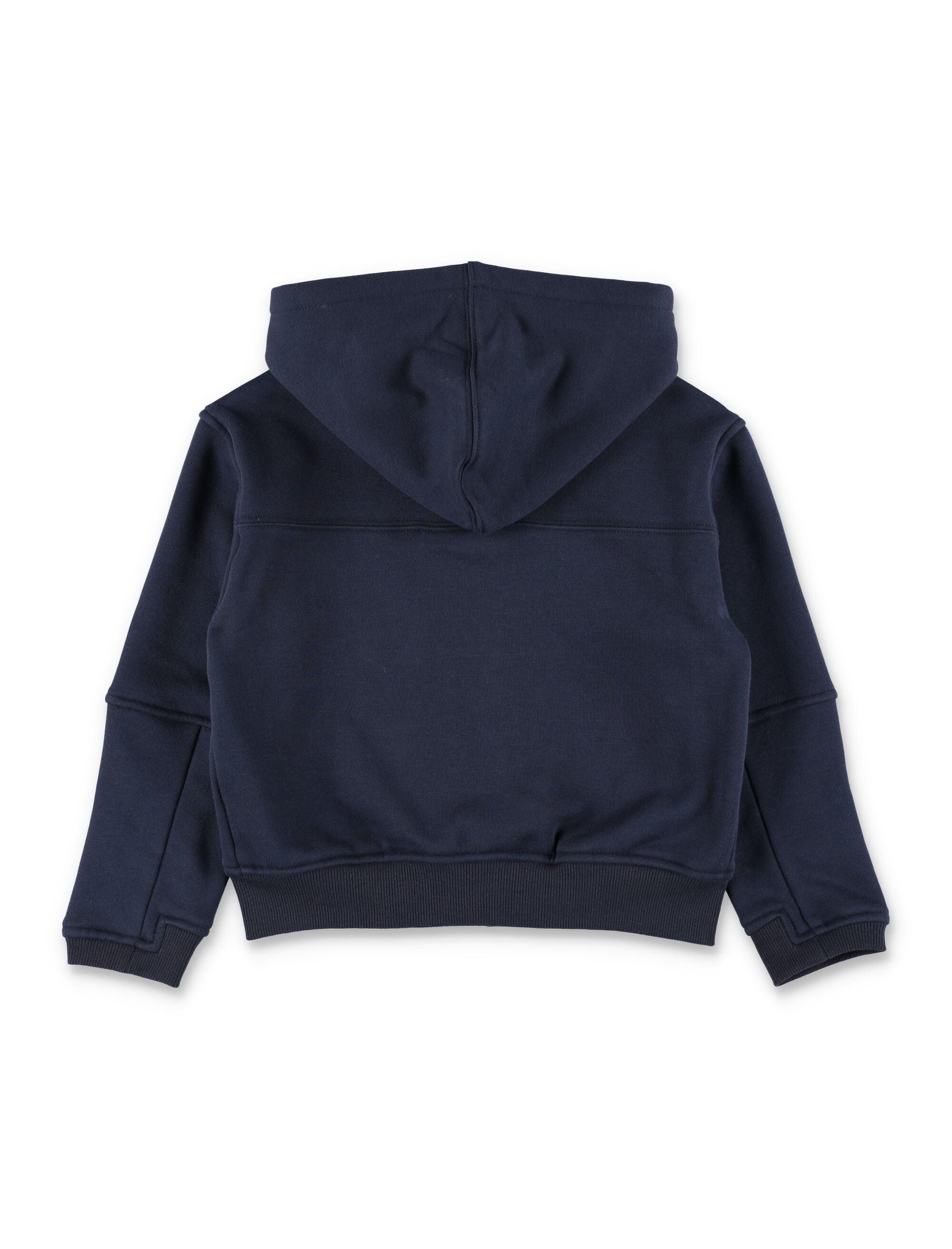 K-Way Pros brushed fleece zip-Up hoodie for kids Navy Polyester Sweatshirt
