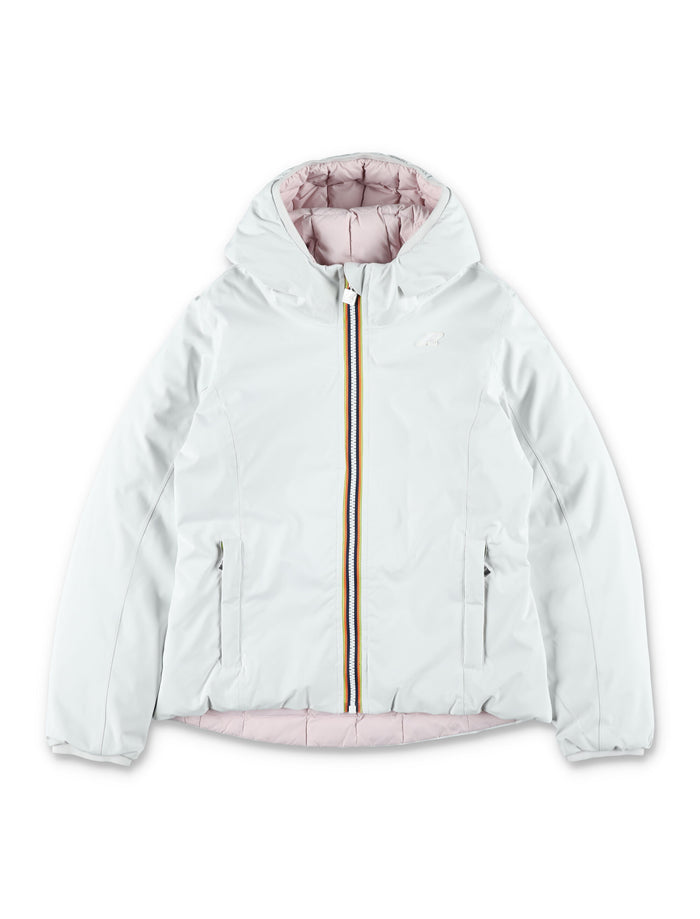 K-way Lily ST thermo reversible jacket for kids with PrimaLoft insulation White/pink Polyester Lining Down