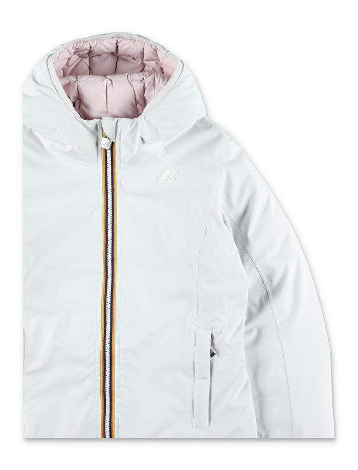 K-way Lily ST thermo reversible jacket for kids with PrimaLoft insulation White/pink Polyester Lining Down