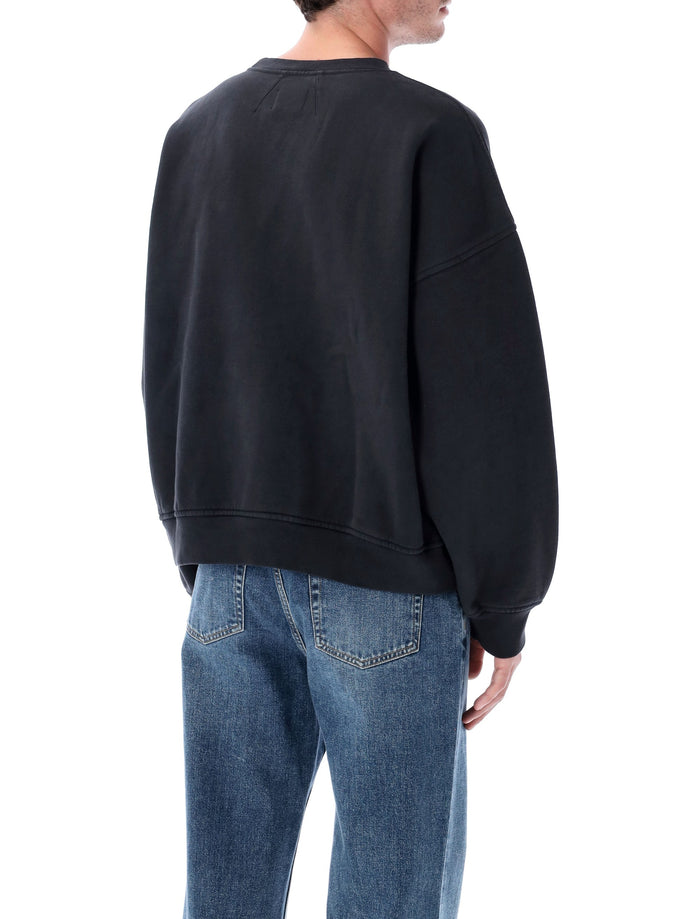 Rhude Dinero cotton crewneck sweatshirt Vintage Black
