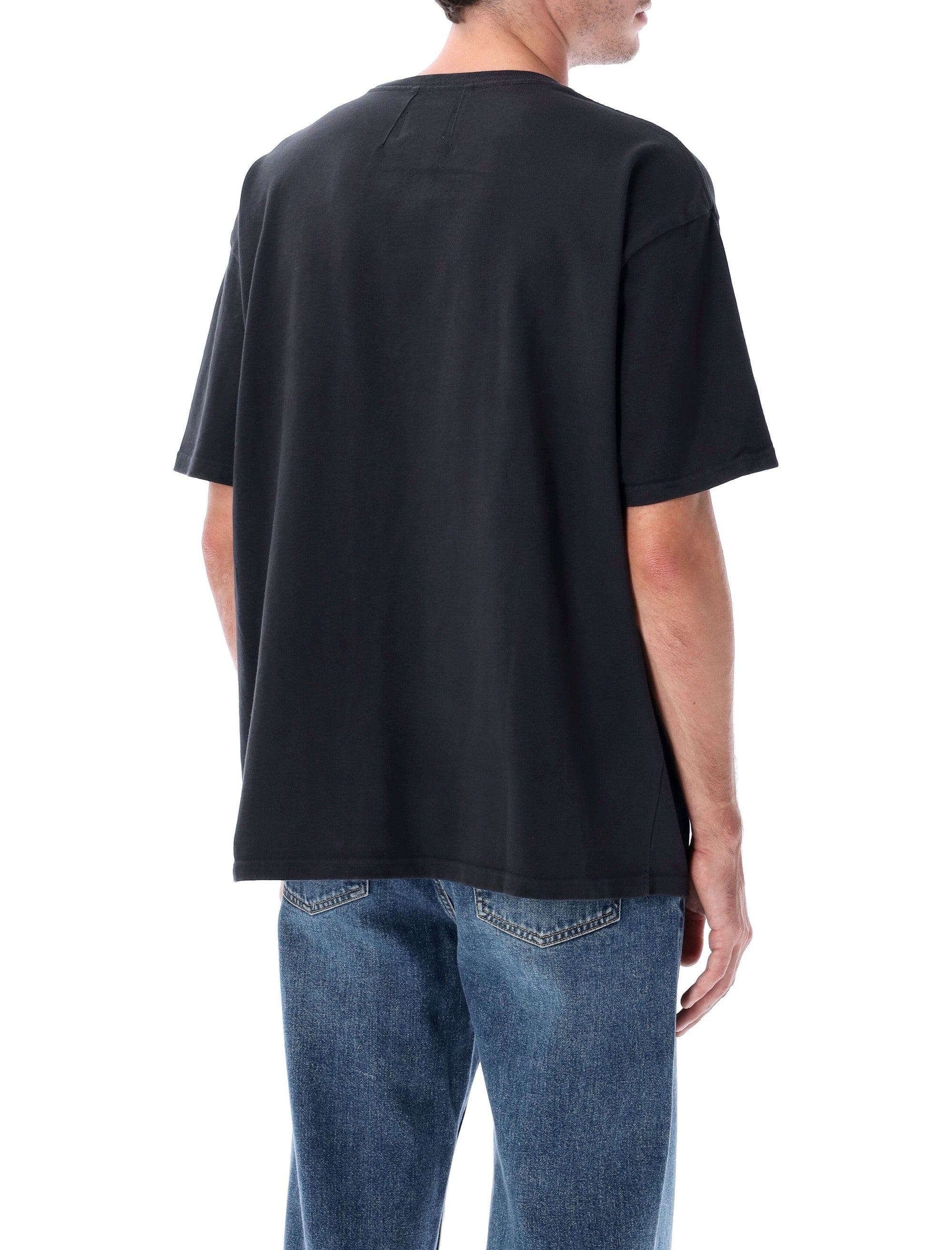 Rhude Dinero graphic cotton t-shirt Vintage Black