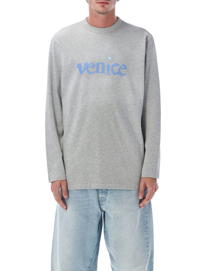 ERL Venice long sleeve t-Shirt in grey Cotton Tshirt