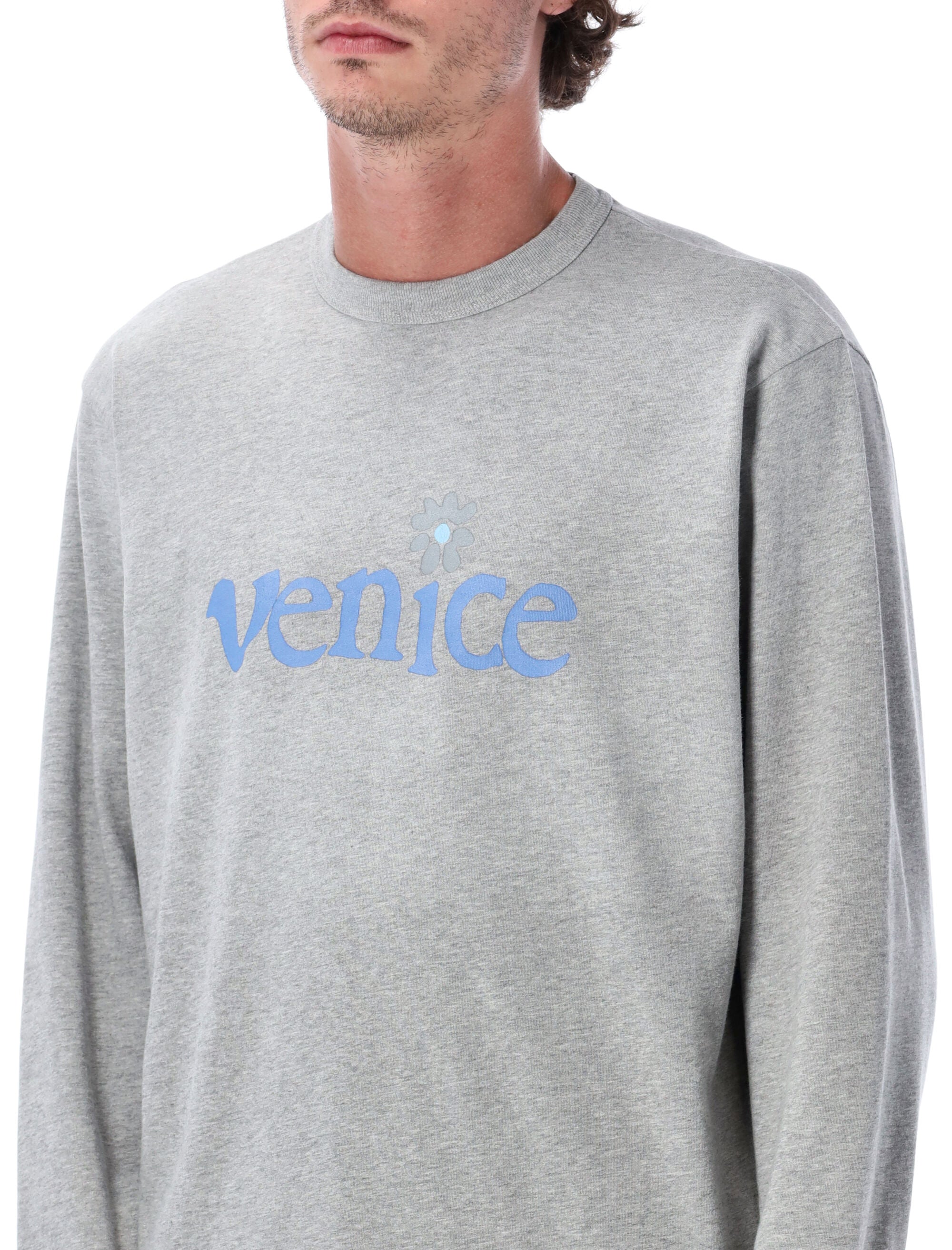 ERL Venice long sleeve t-Shirt in grey Cotton Tshirt