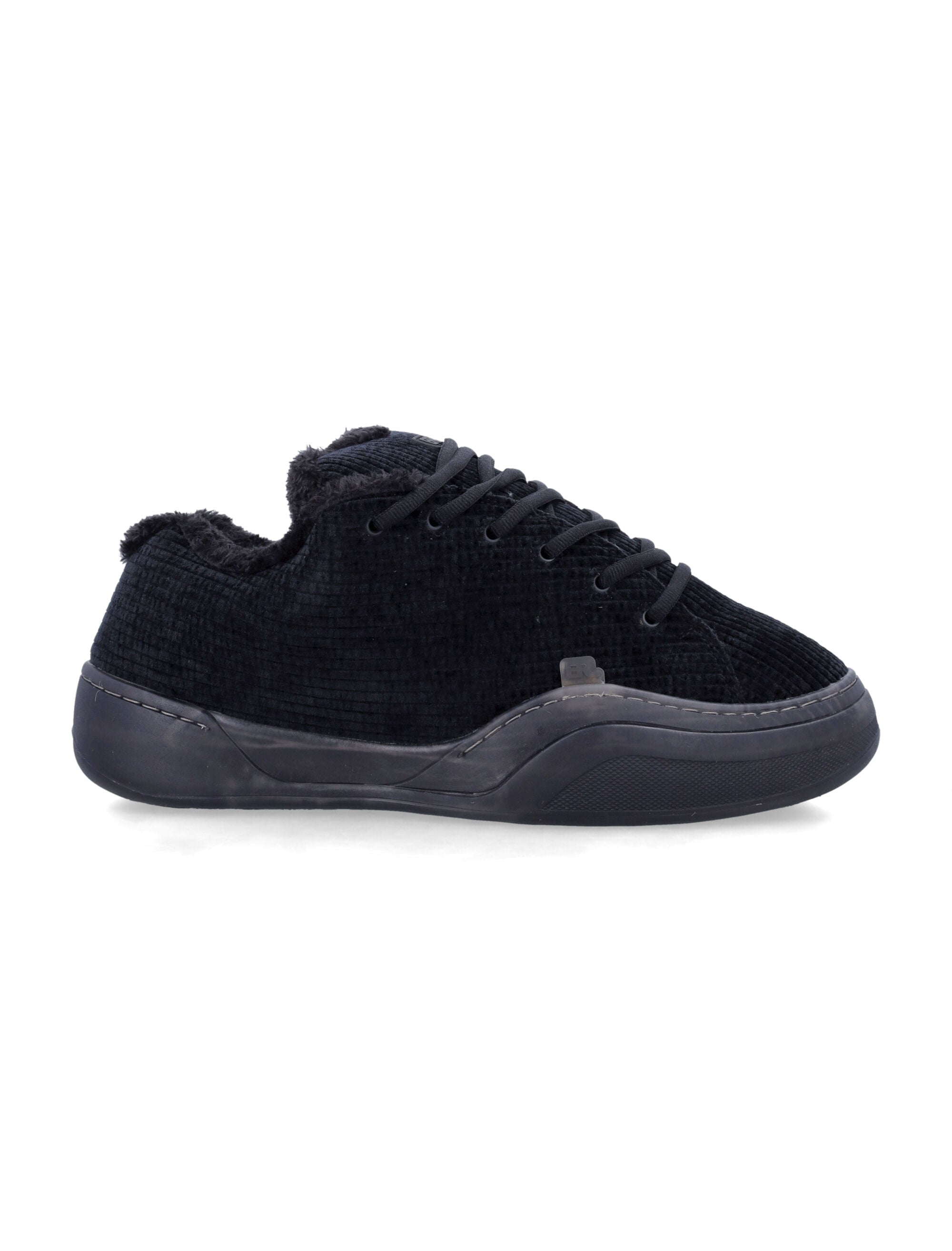 ERL Vamp Black Velvet Sneakers Upper