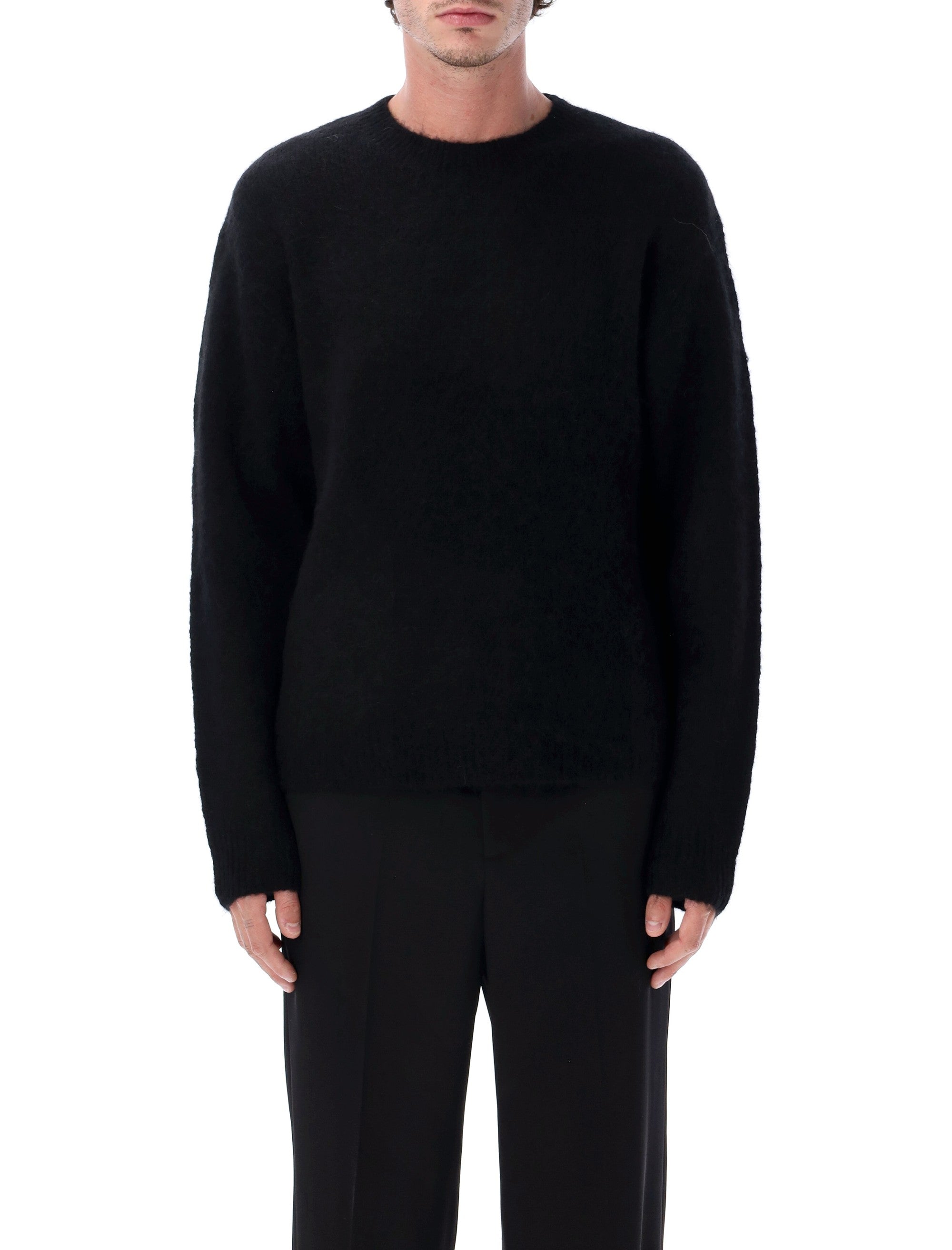 Alpaca Drop Crew sweater Berner Kühl Black