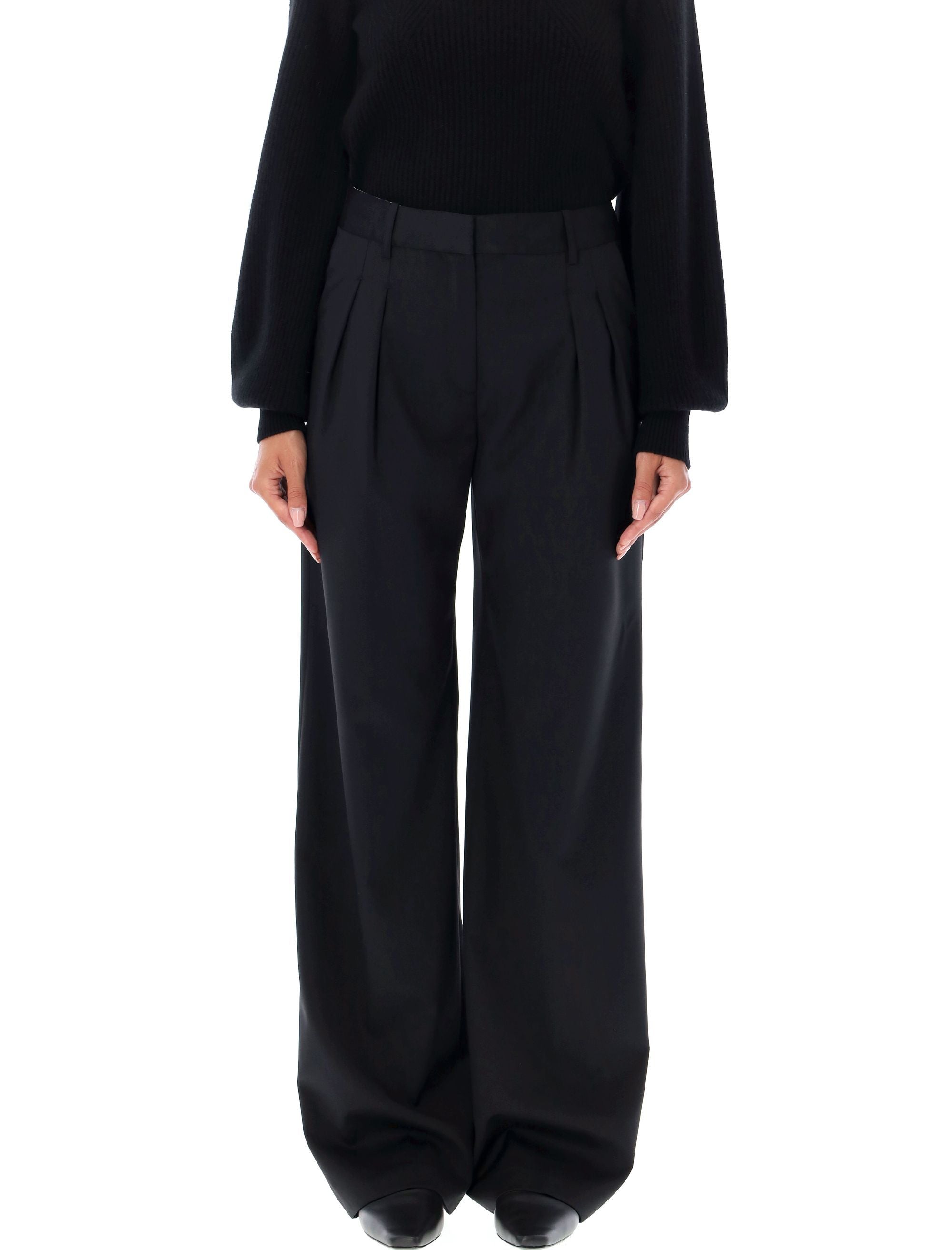 Sbiru pants Black Wool Super 120's