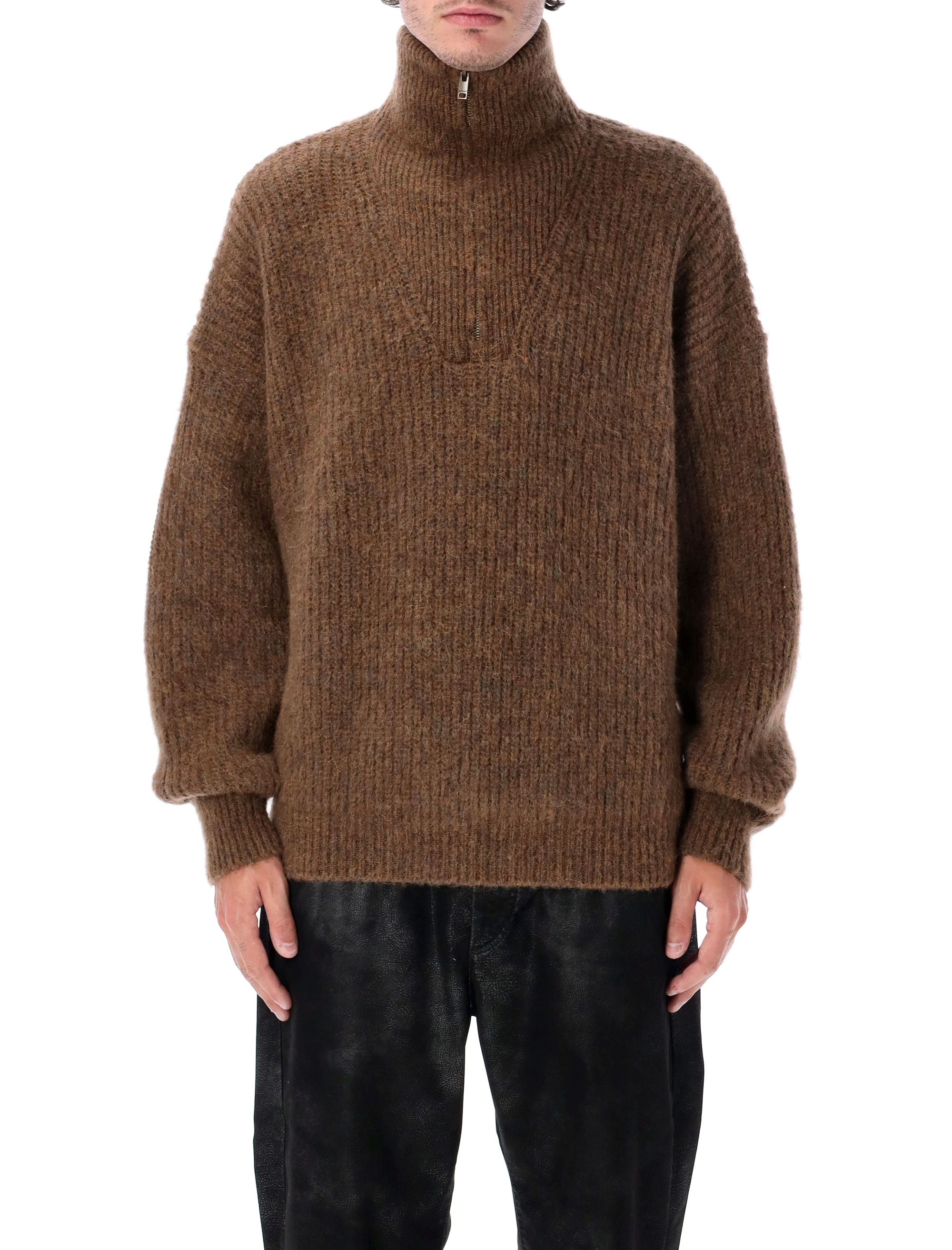 Dinan sweater Brown Mohair