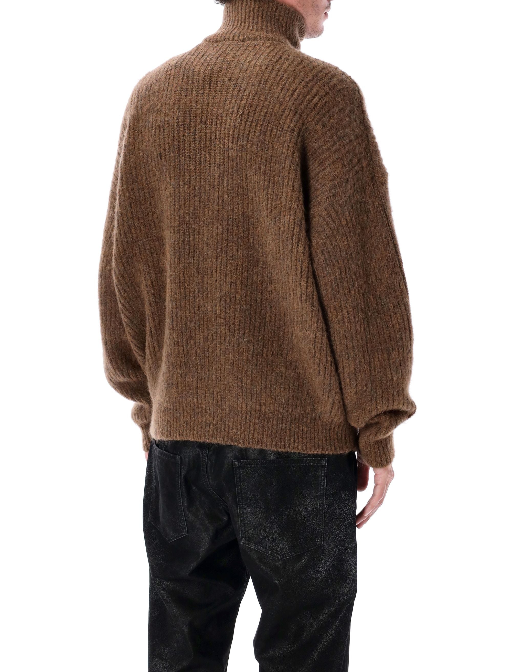 Dinan sweater Brown Mohair