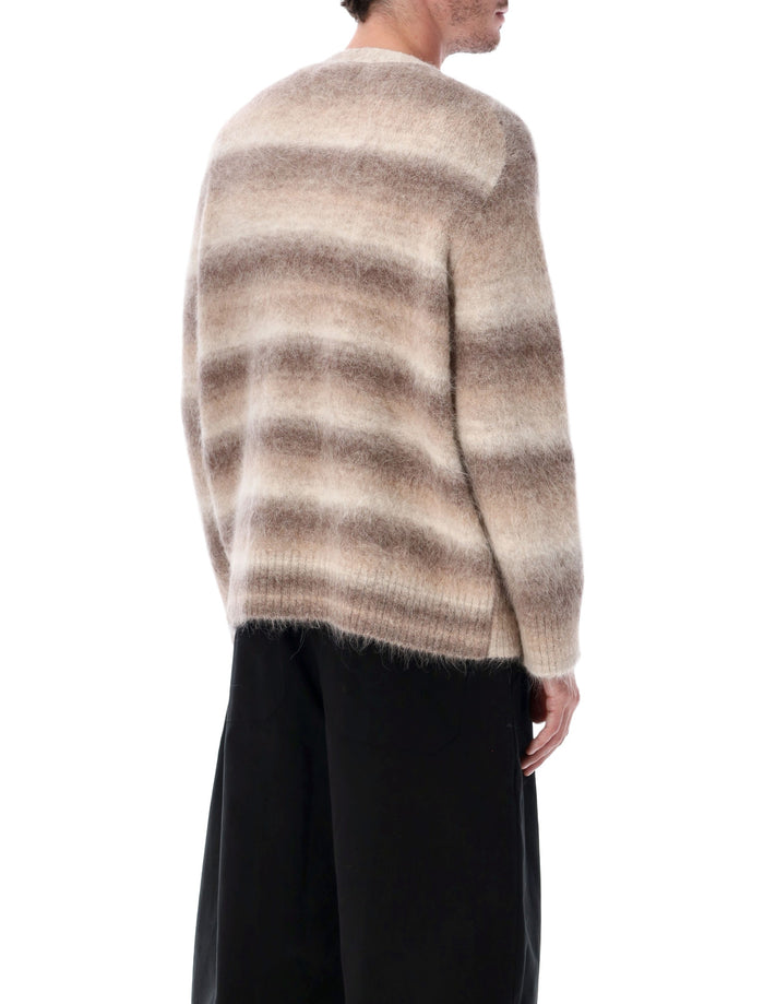 Corridor Ombre Gradient Alpaca Cardigan Natural