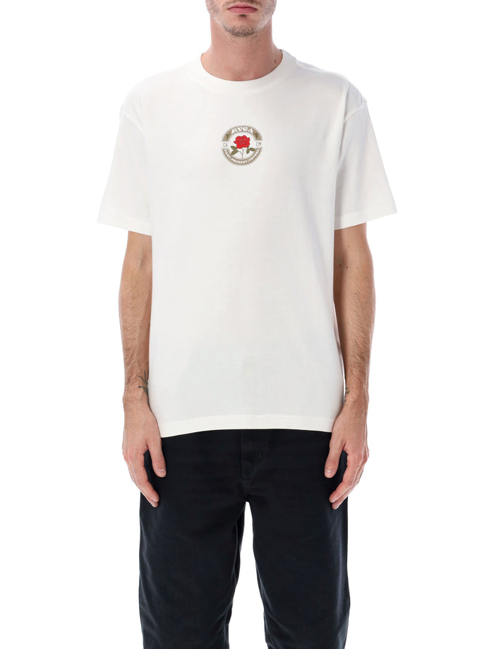 RVCA Roses Poster t-shirt Salt Cotton Tshirt