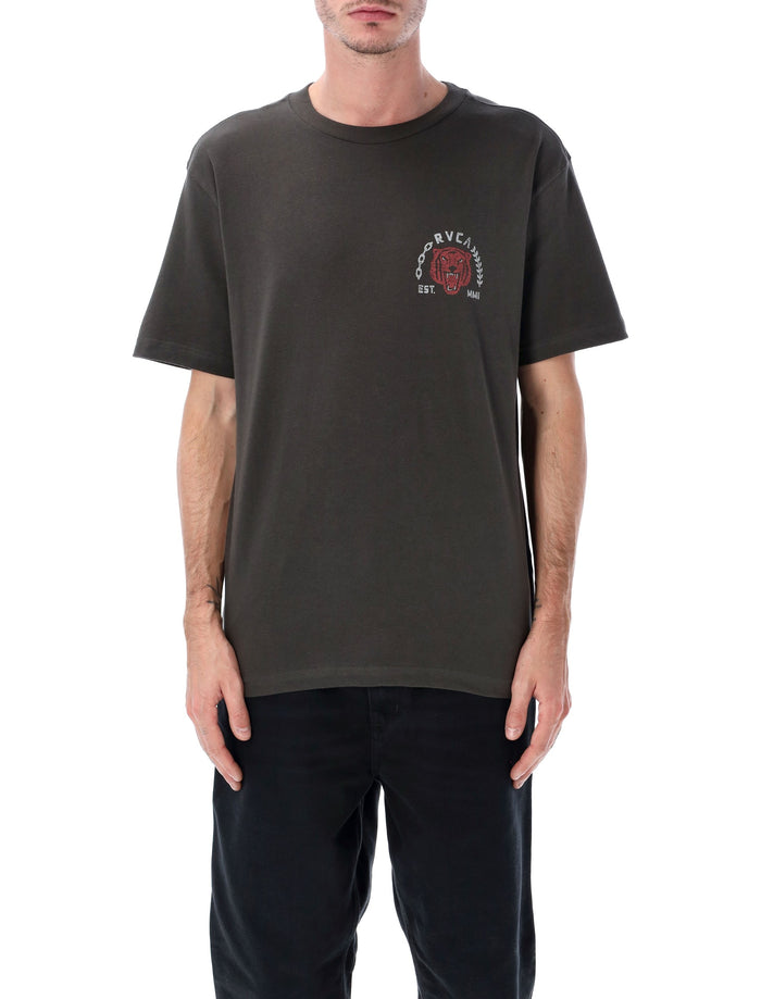 RVCA Squadron t-shirt Pirate Black Cotton Tshirt